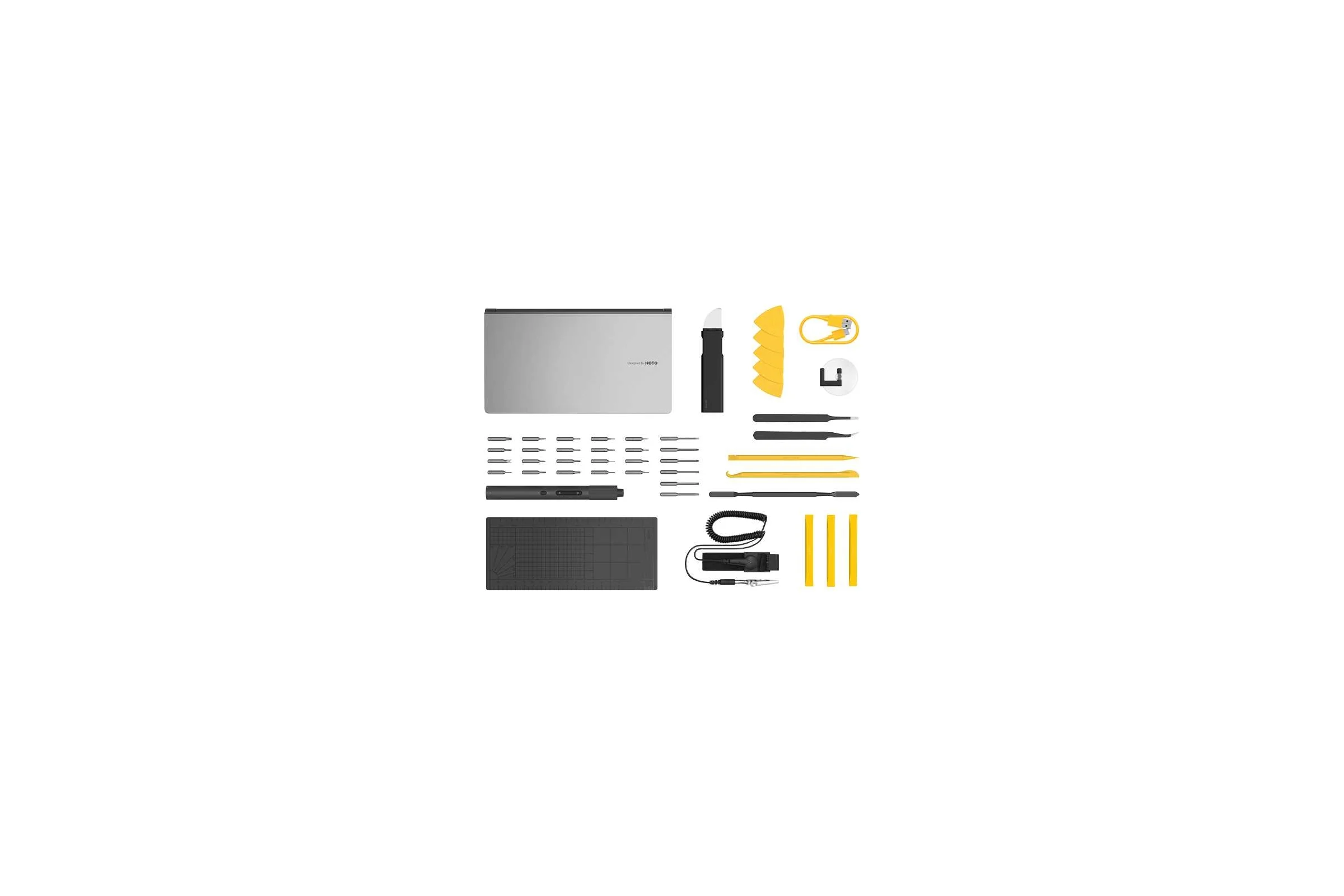 Набор инструментов для точных работ HOTO precision screwdriver kit pro (чёрный, жёлтый) HFE0002GL