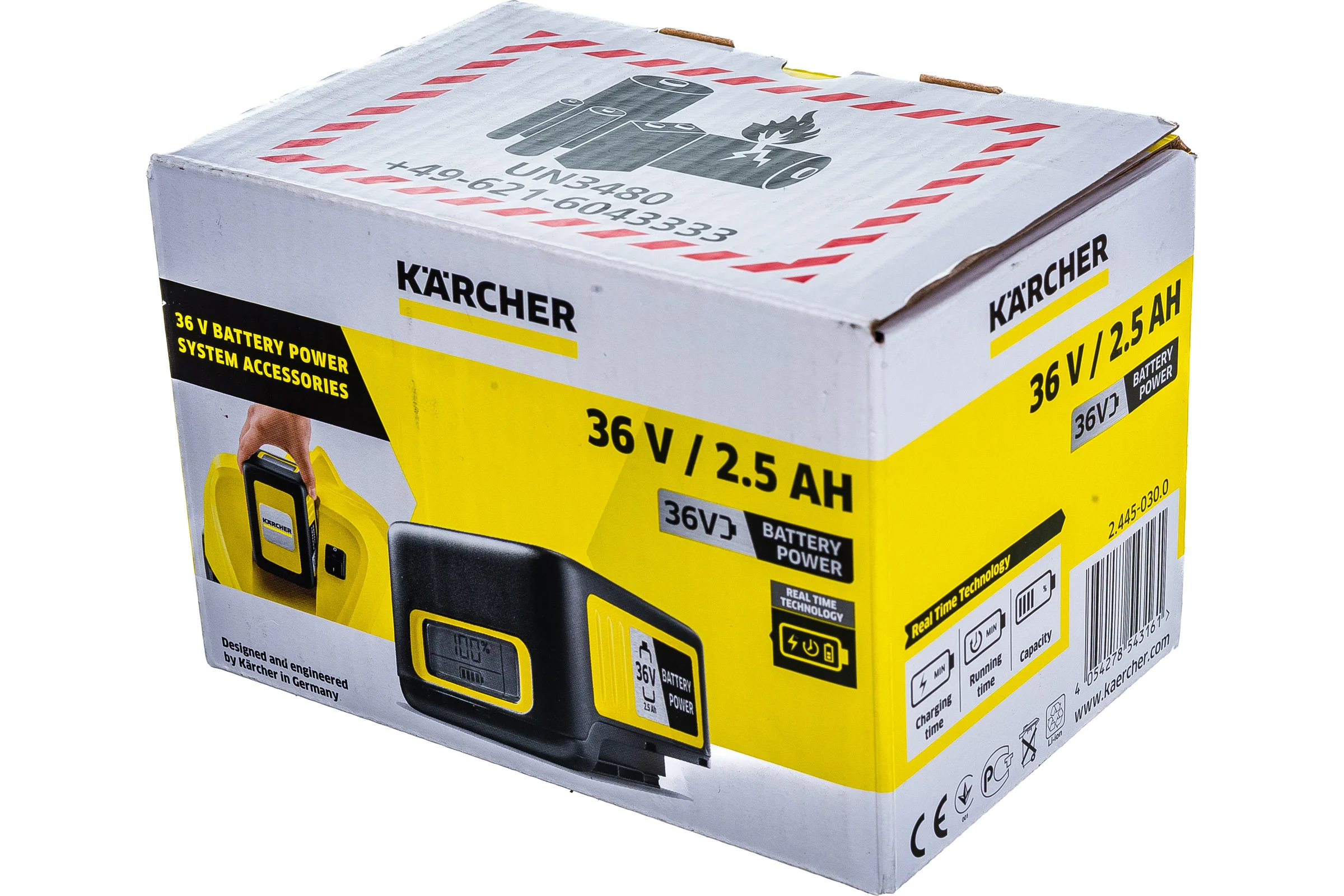 Аккумулятор Battery Power 36/25 (36 В; 2.5 А*ч; Li-Ion) KARCHER 2.445-030
