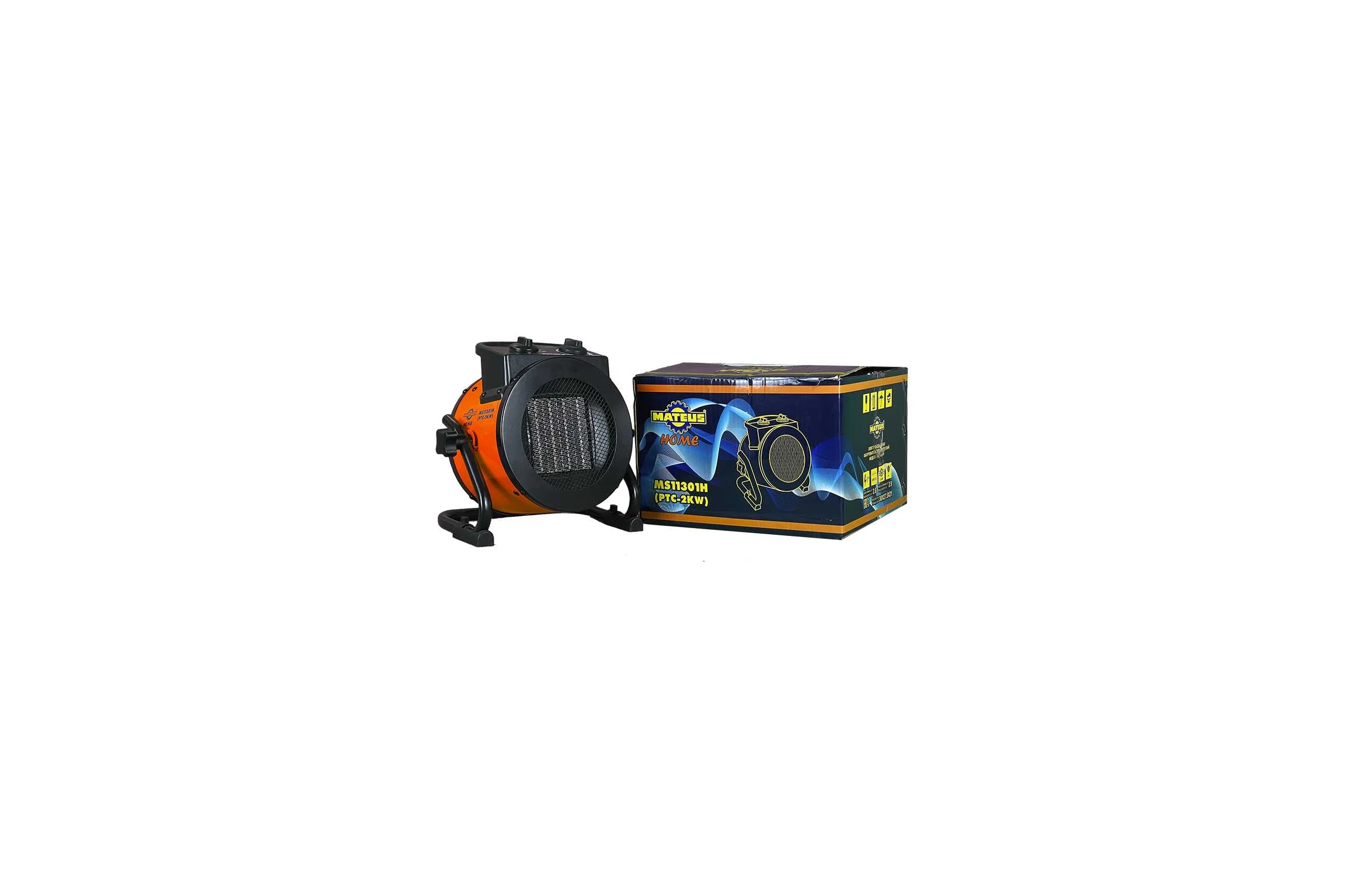 Тепловая электрическая пушка MATEUS PTC-2kW HOME MS11301H