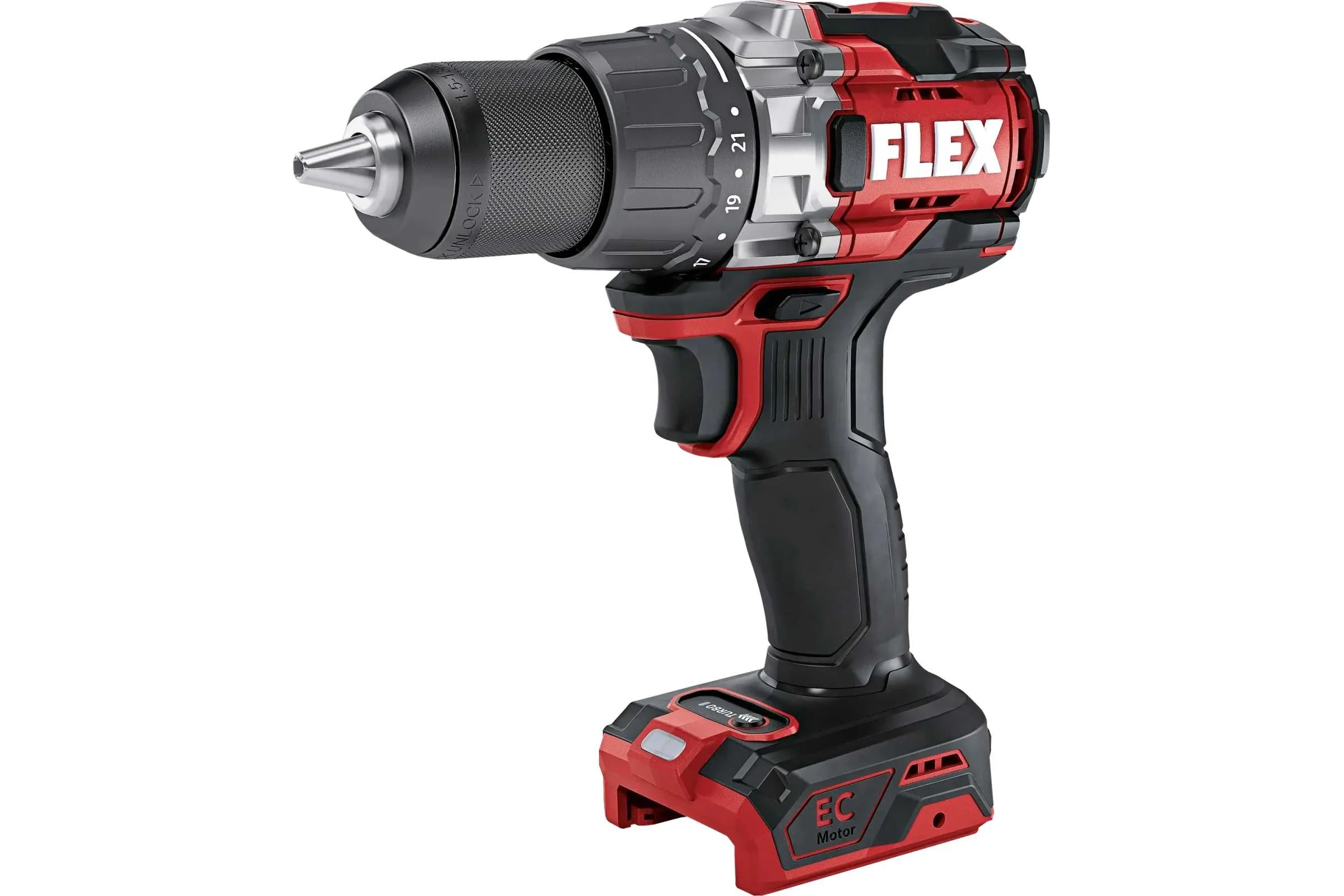 Аккумуляторная двухступенчатая дрель FLEX DD 2G 18.0-EC HD C с тубро режимом 531272