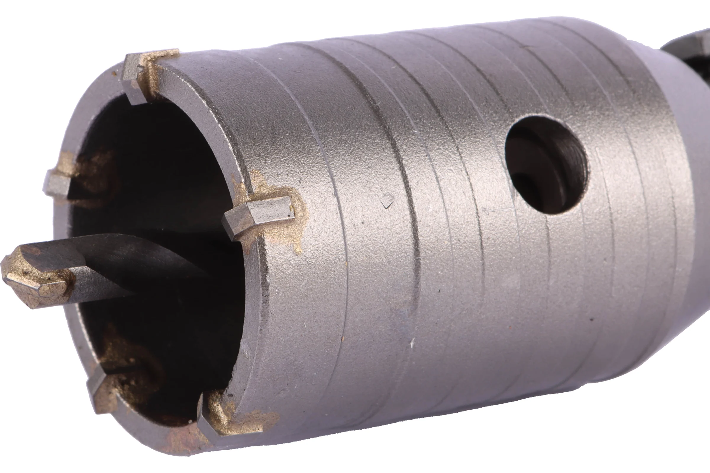 Коронка по кирпичу, камню, бетону 45 мм, М22, SDS-plus для перфоратора DERZHI 8306-003