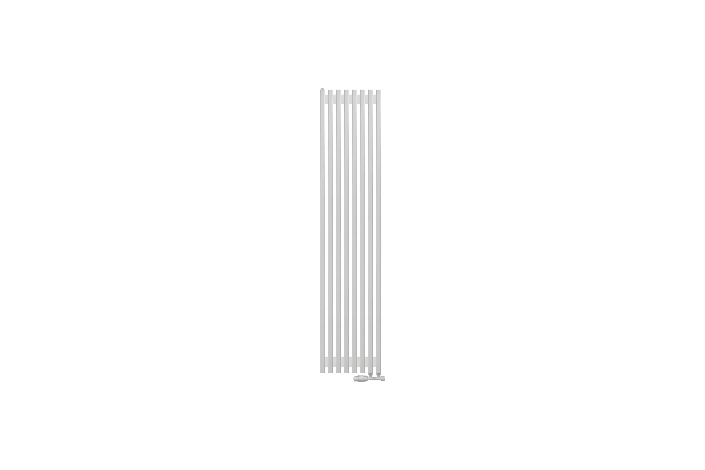 Вертикальный радиатор c нижним подключением, ARBIOLA Compact V 1800-63-08 VR, RAL 9016 матовый белый 254612