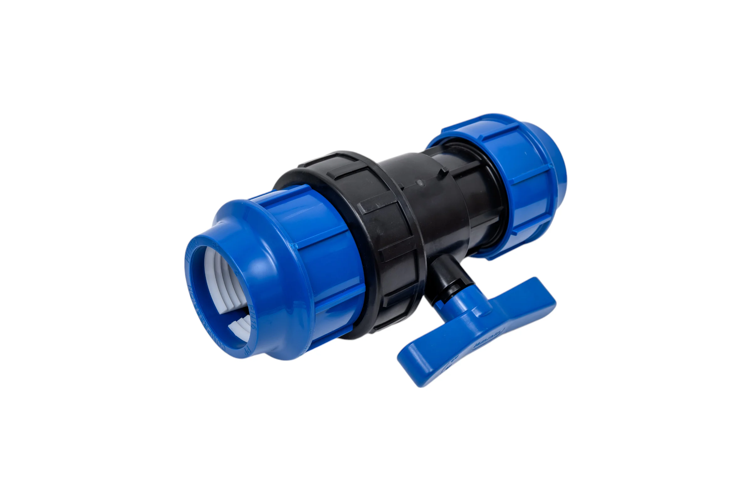 Компрессионный кран для ПЭ труб LAMMIN 63 Lm34101063063