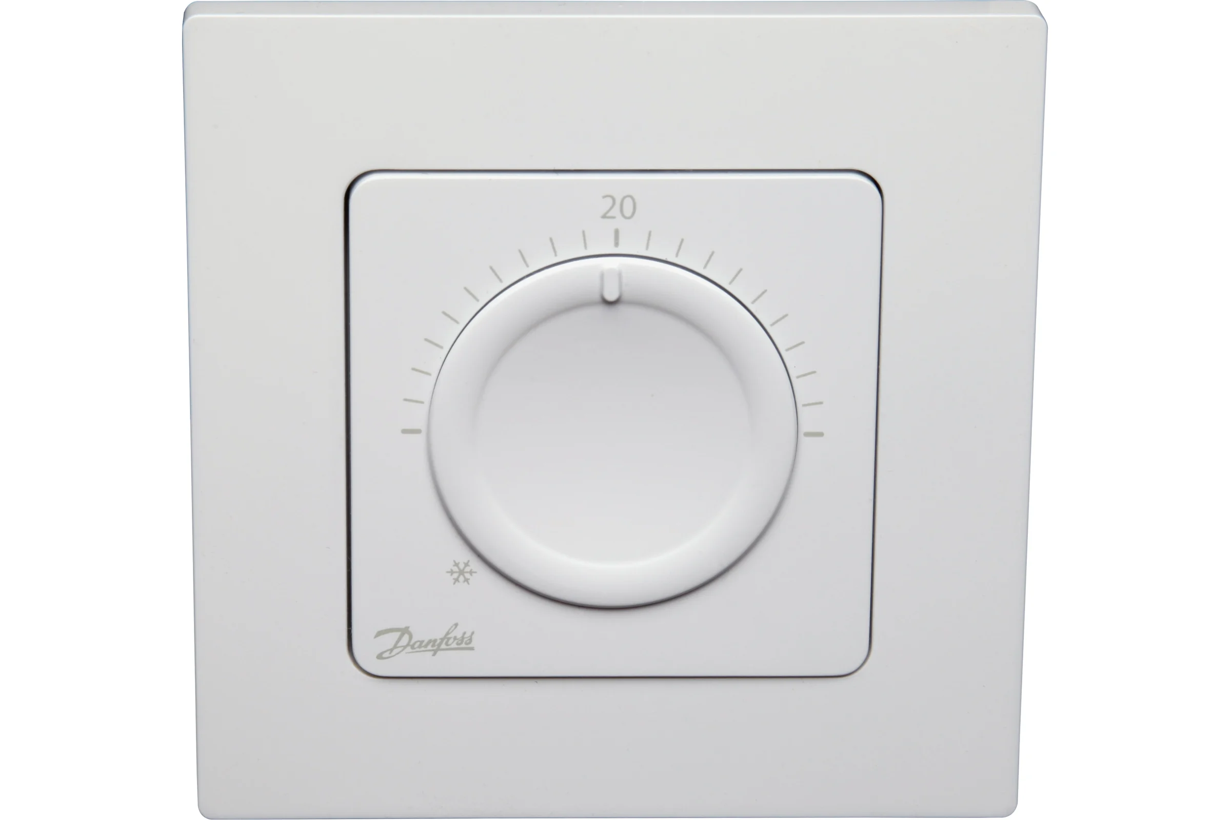 Встраиваемый дисковый комнатный термостат Danfoss 230 Вт 088U1000