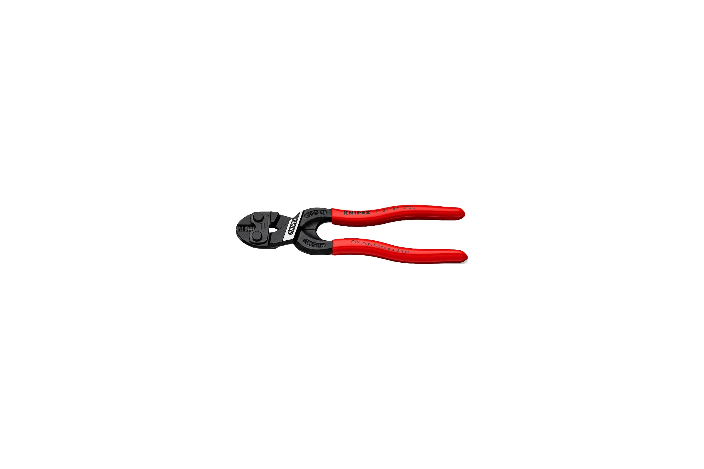 Болторез Knipex CoBolt S компактный c выемкой L-160 мм KN-7131160