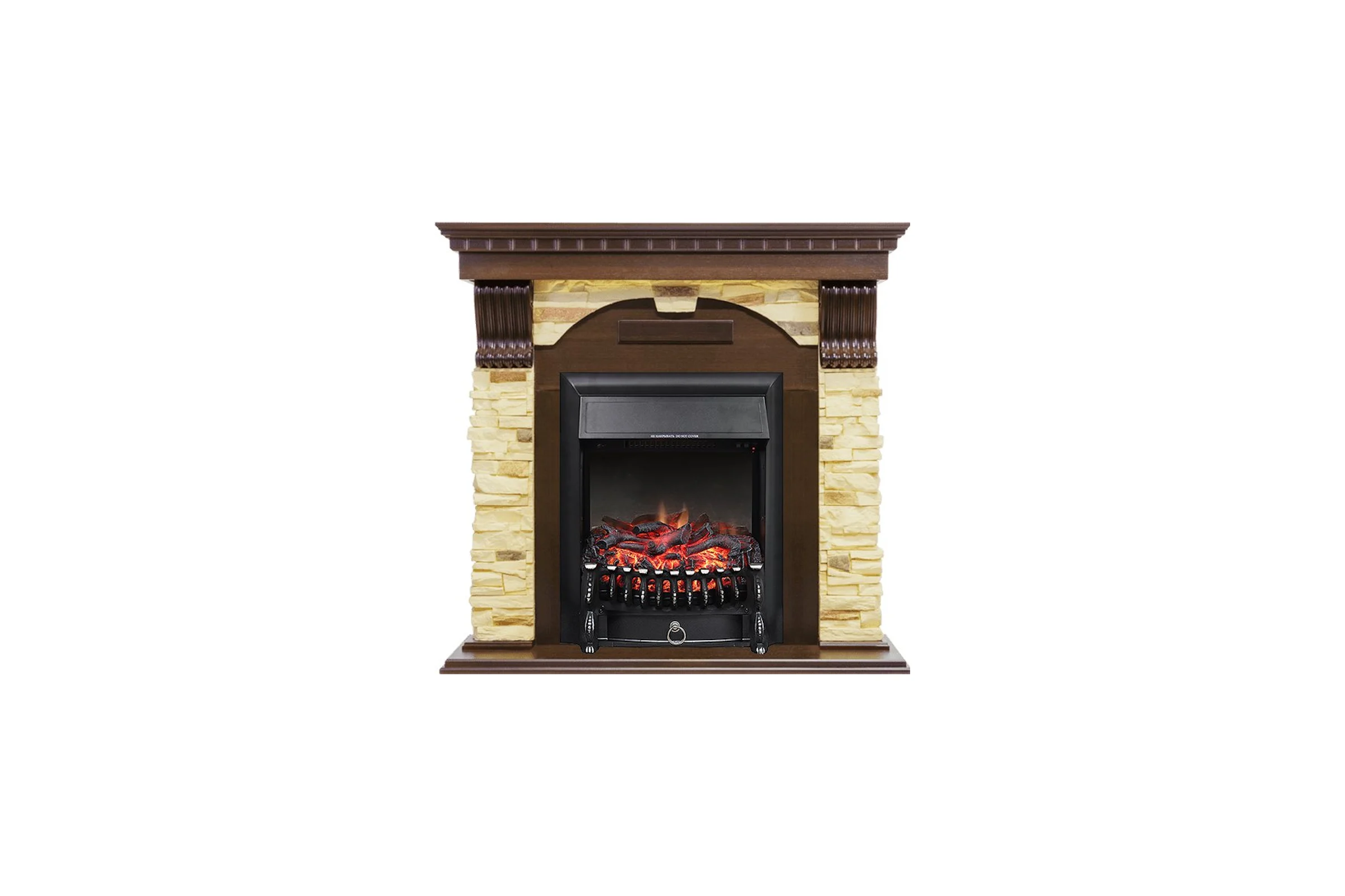Каминокомплект Royal Flame Dublin арочный сланец (темный дуб) портал и очаг fobos black 64946564