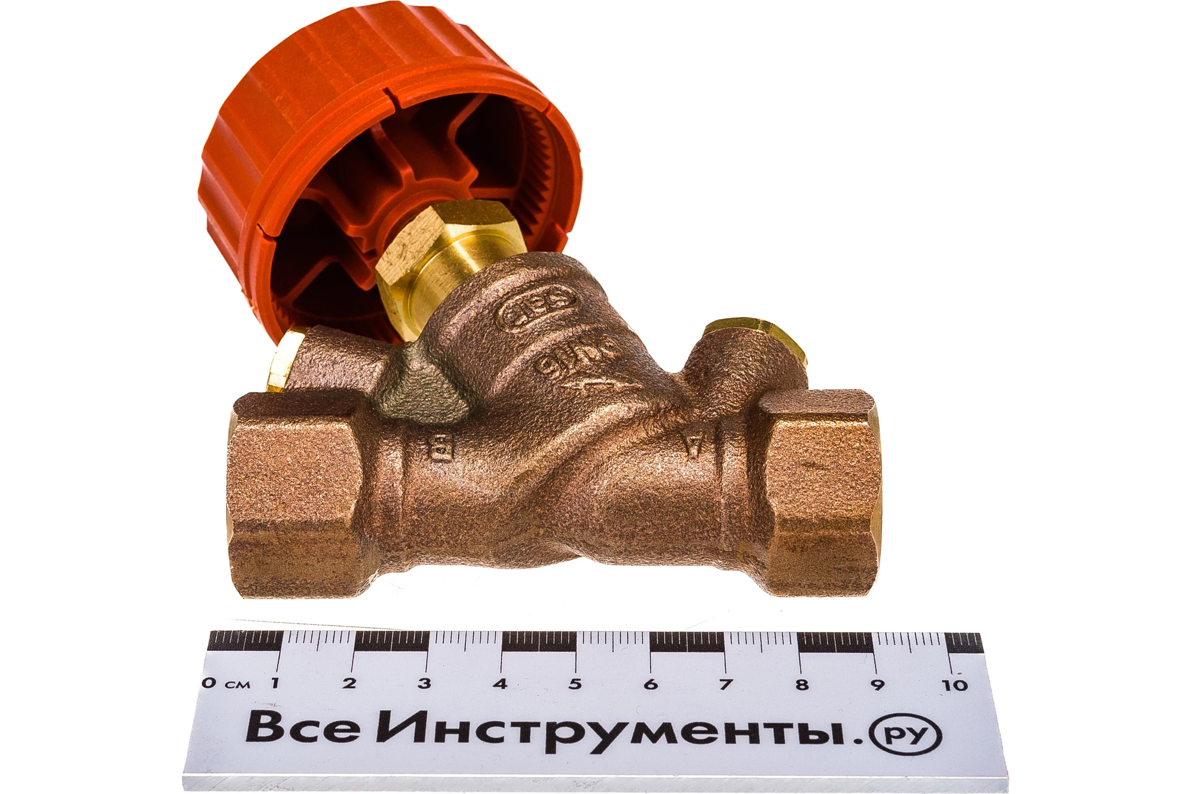 Балансировочный клапан COMAP 1753 без изменений ниппелей, дренажа и градуирования, на вентиле, 1/2", DN15 0,09 175304