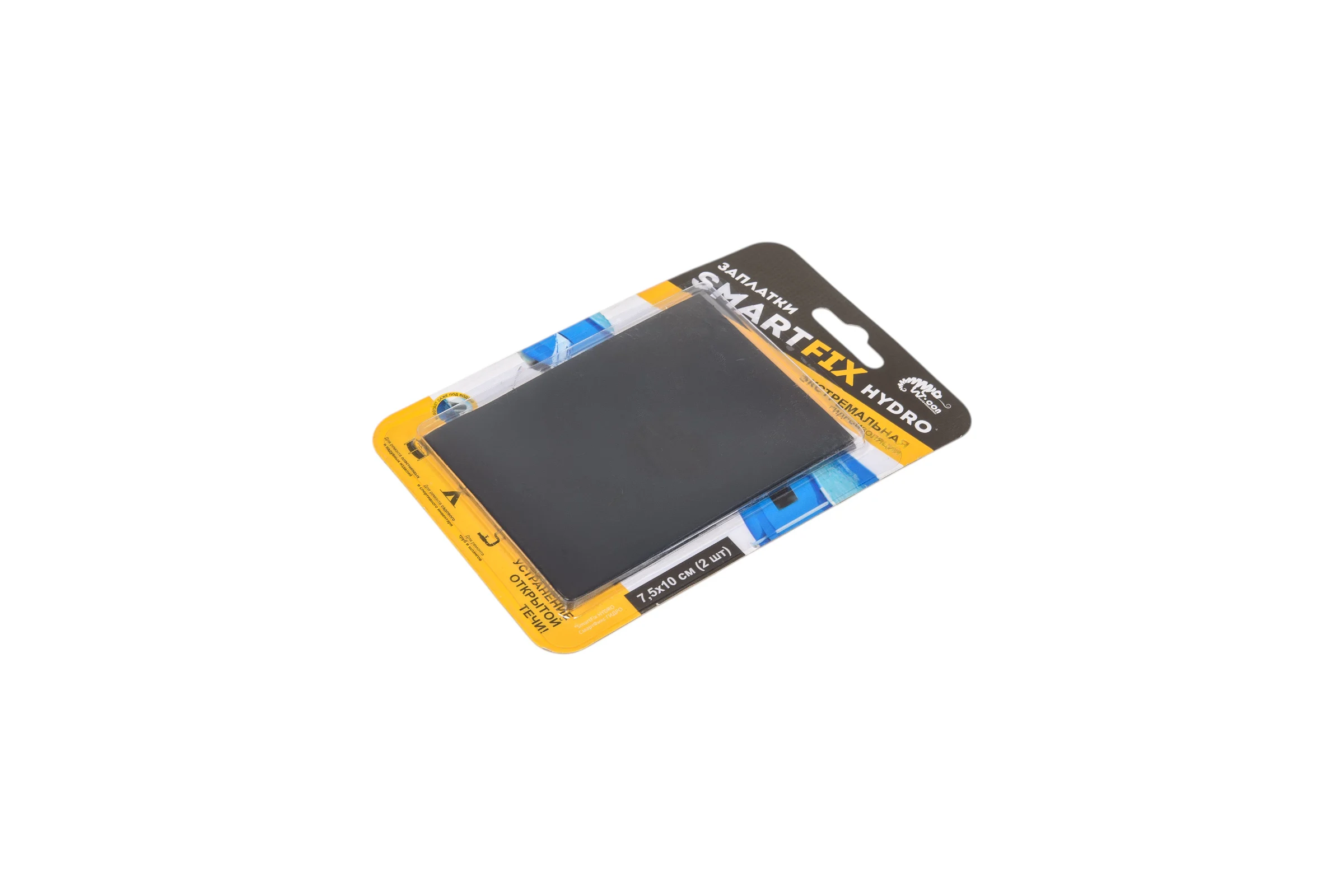 Заплатки гидроизоляционные Smart Fix W-con SmartFix HYDRO 7,5*10 см, черные 120841