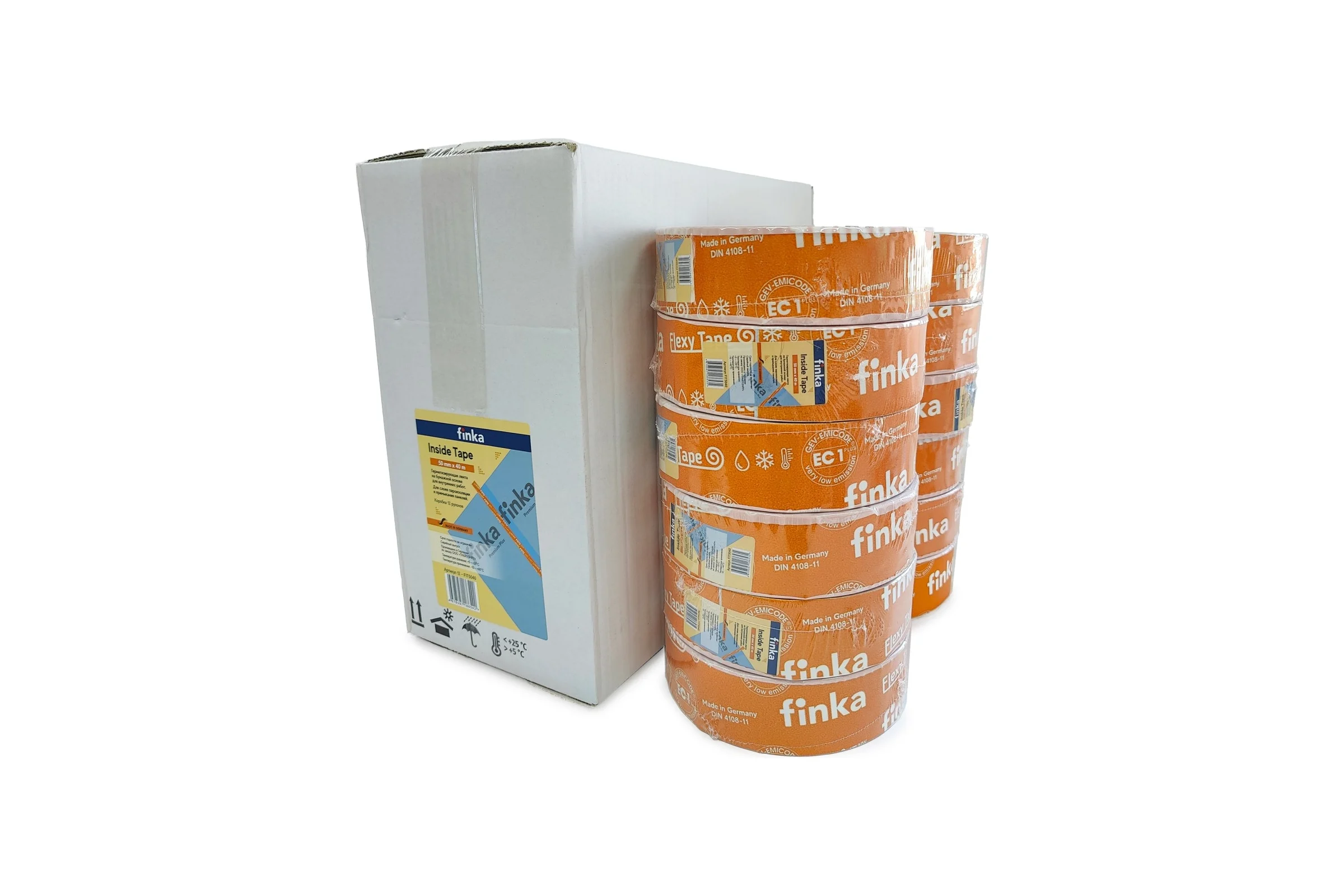 Клейкая лента Finka Flexy Inside Tape 12 шт, 50 мм, 40 м 12-FIT5040