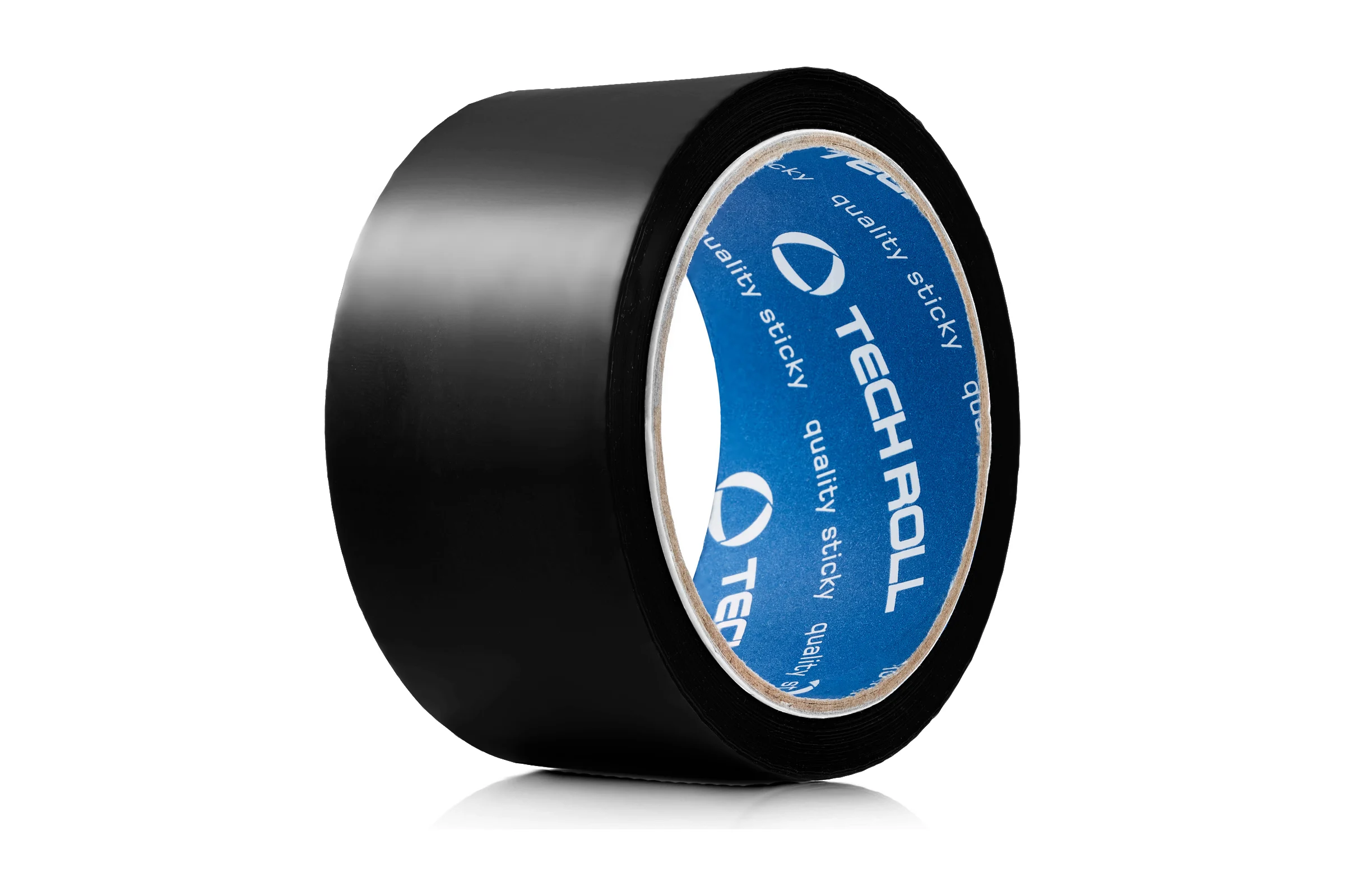 Клейкая лента TECHROLL 48 мм x 40 м x 45 мкм чёрный П/Ш_069153288014