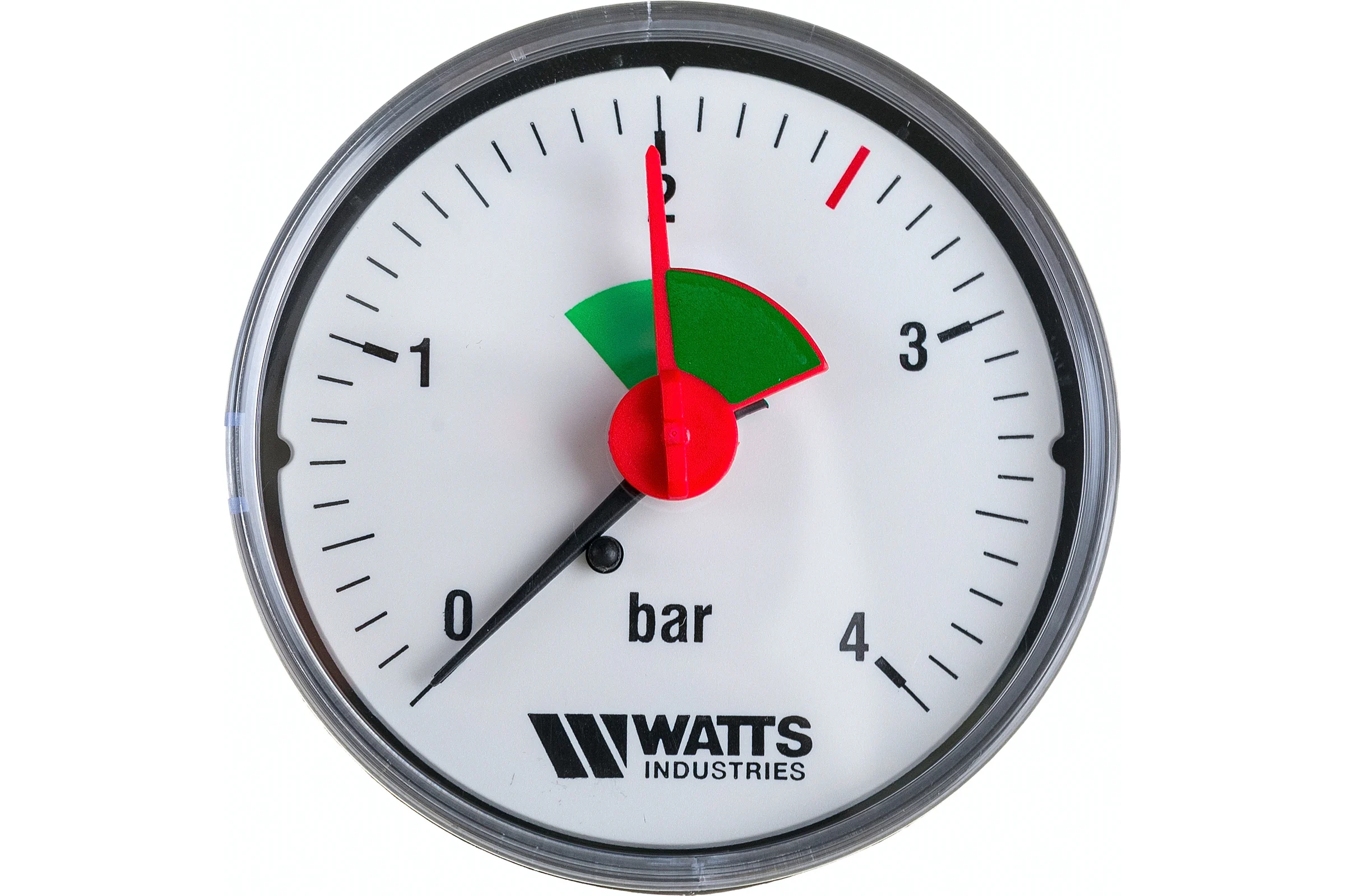 Аксиальный манометр Watts F+R101 0-4 bar, корпус 63 мм 10008090