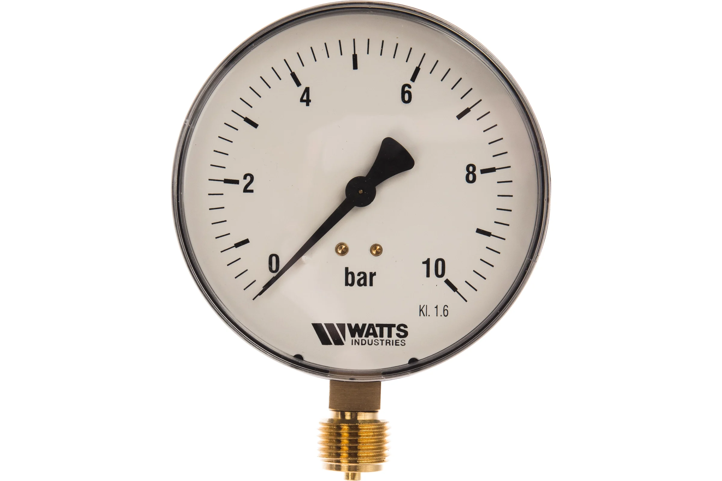 Watts Манометр радиальный F+R250 0-10 бар, корпус 100mm 1/2" 10008078