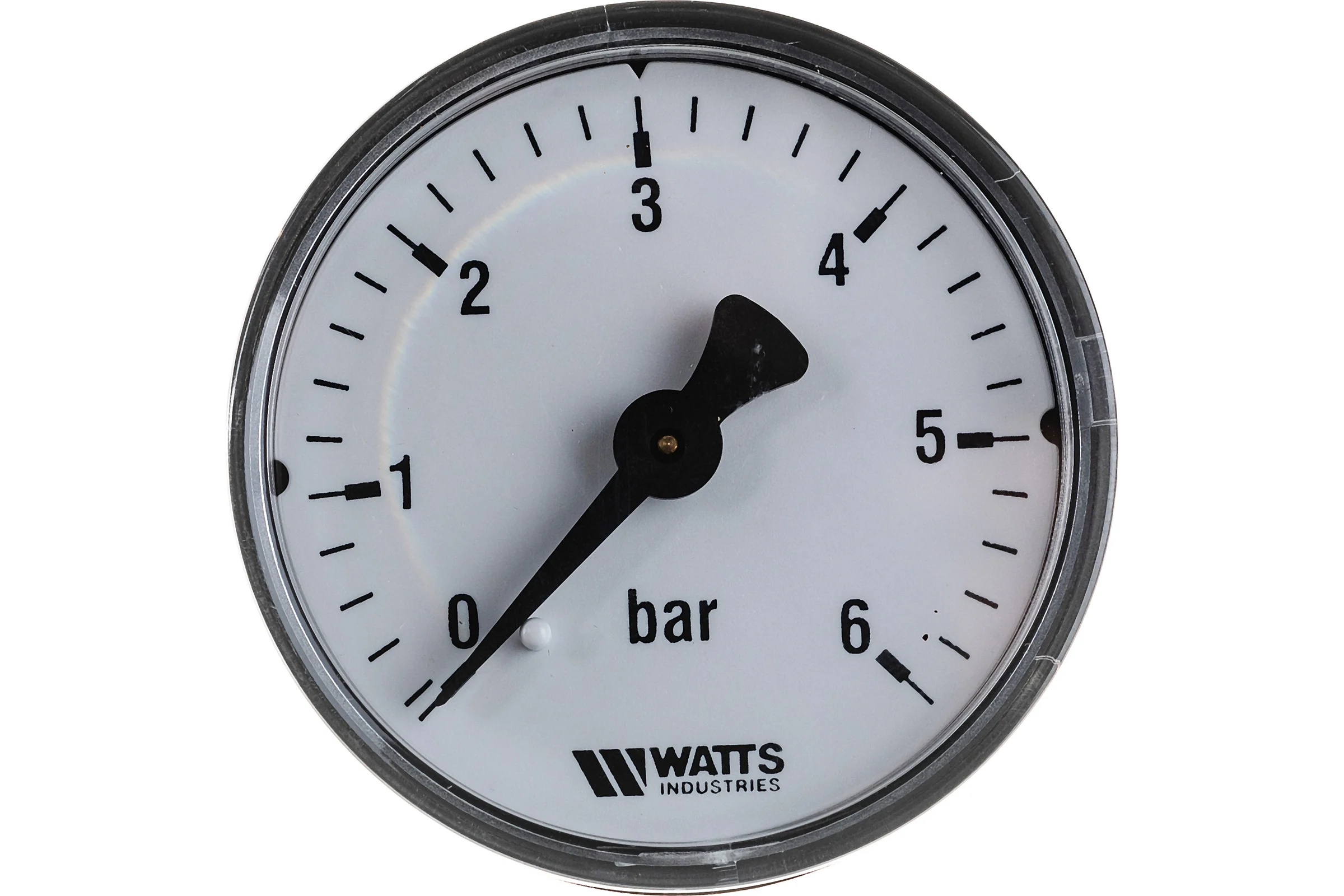 Аксиальный манометр Watts F+R100 0-6 bar, корпус 50 мм 10008092