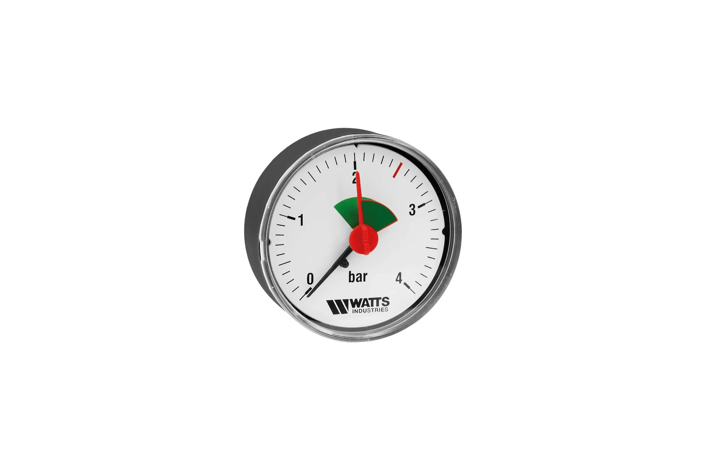 Аксиальный манометр Watts F+R101 0-4 bar, корпус 50 мм 10008089