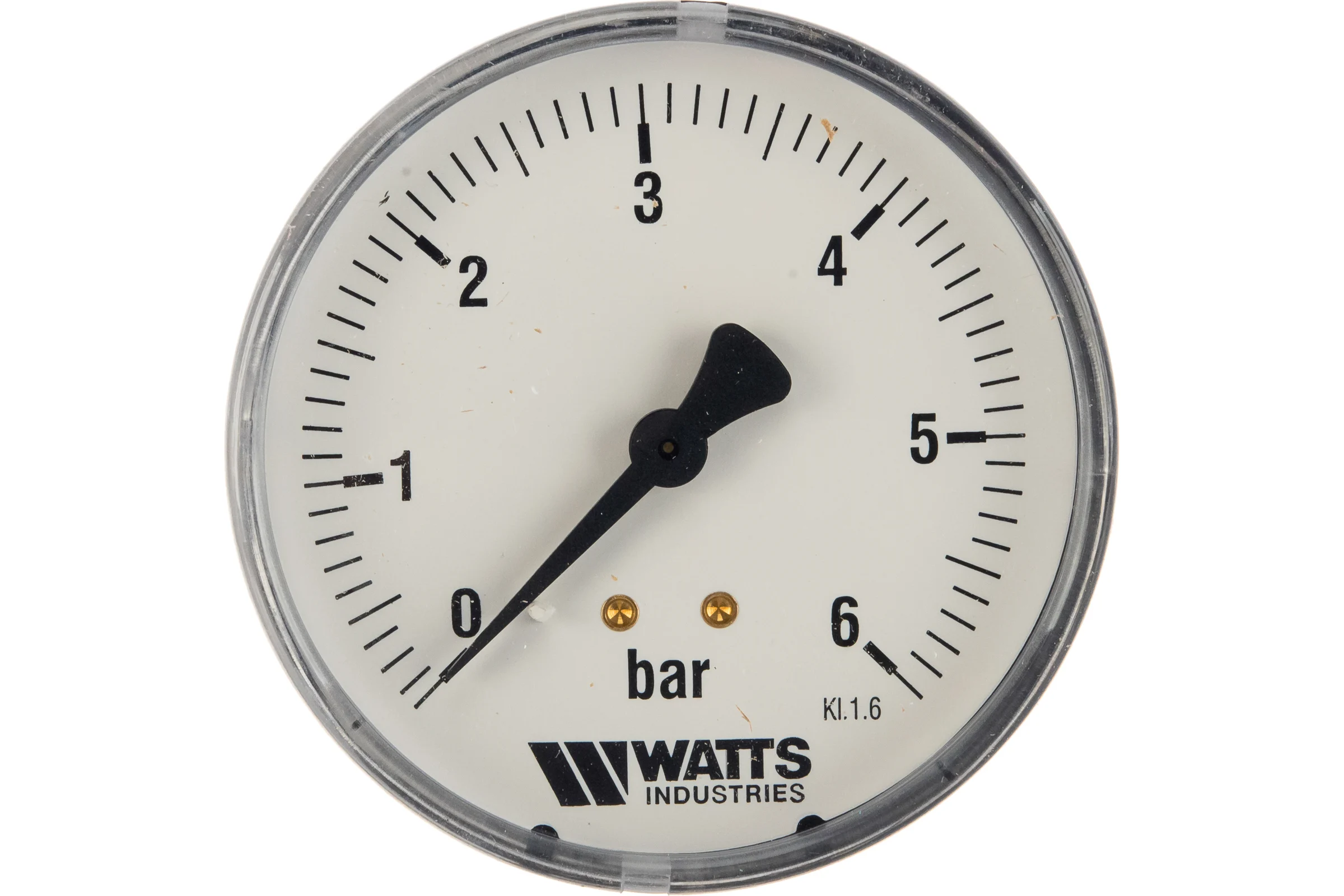 Аксиальный манометр Watts F+R150 0-6 бар, корпус 80 мм 10008023