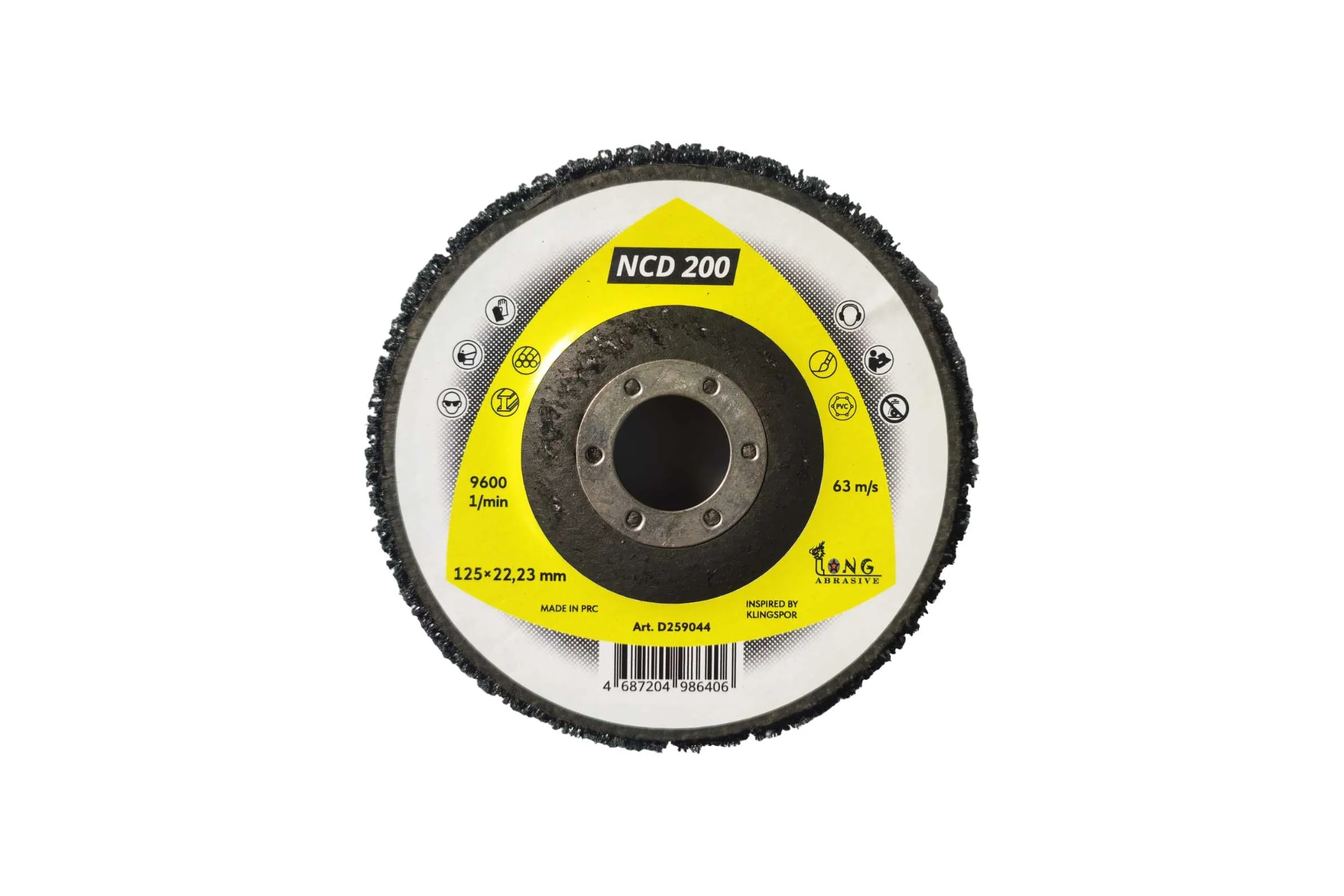 Зачистной диск NCD200 Clean_Stripe 125 мм черный Long Abrasive D259044