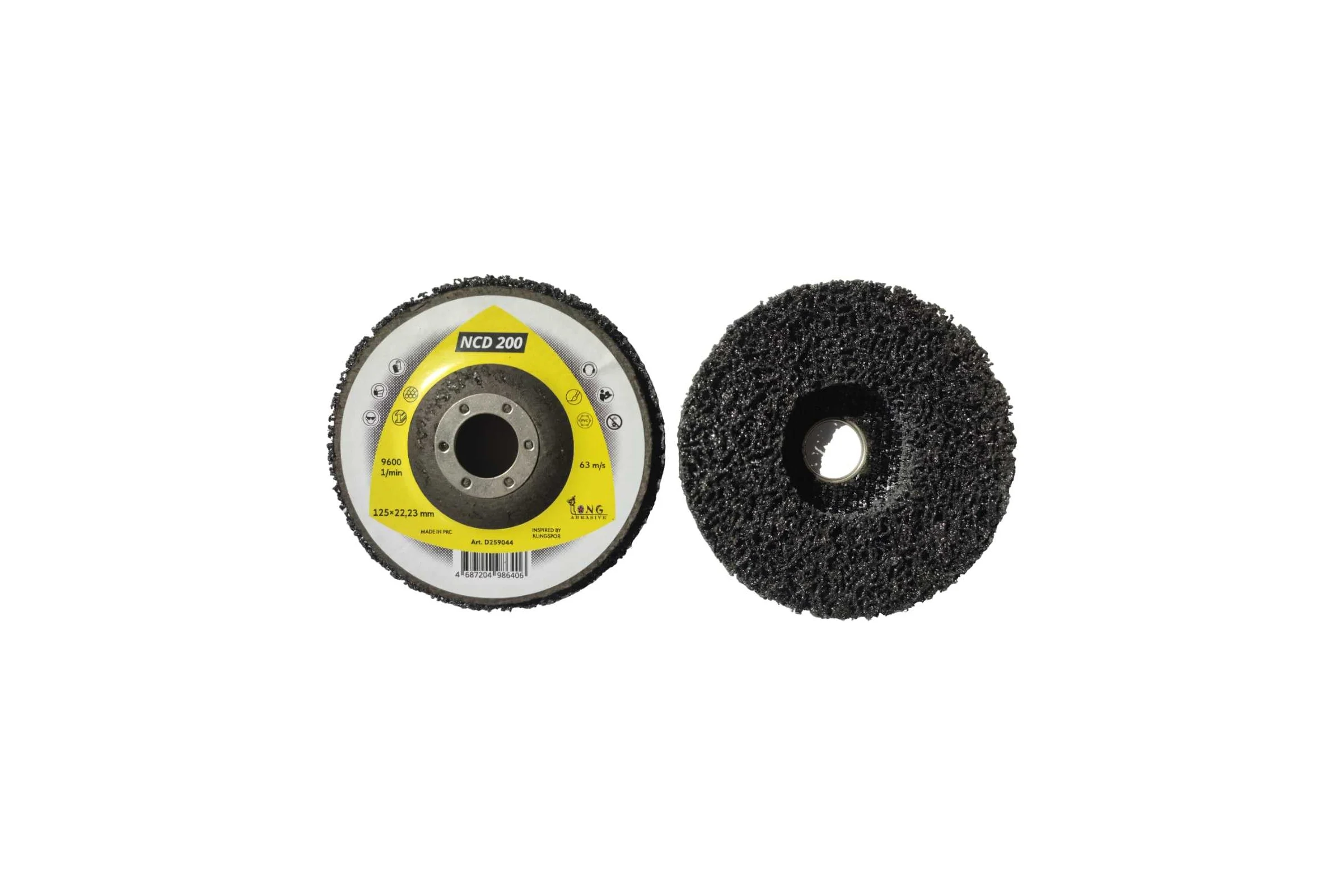 Зачистной диск NCD200 Clean_Stripe 125 мм черный Long Abrasive D259044