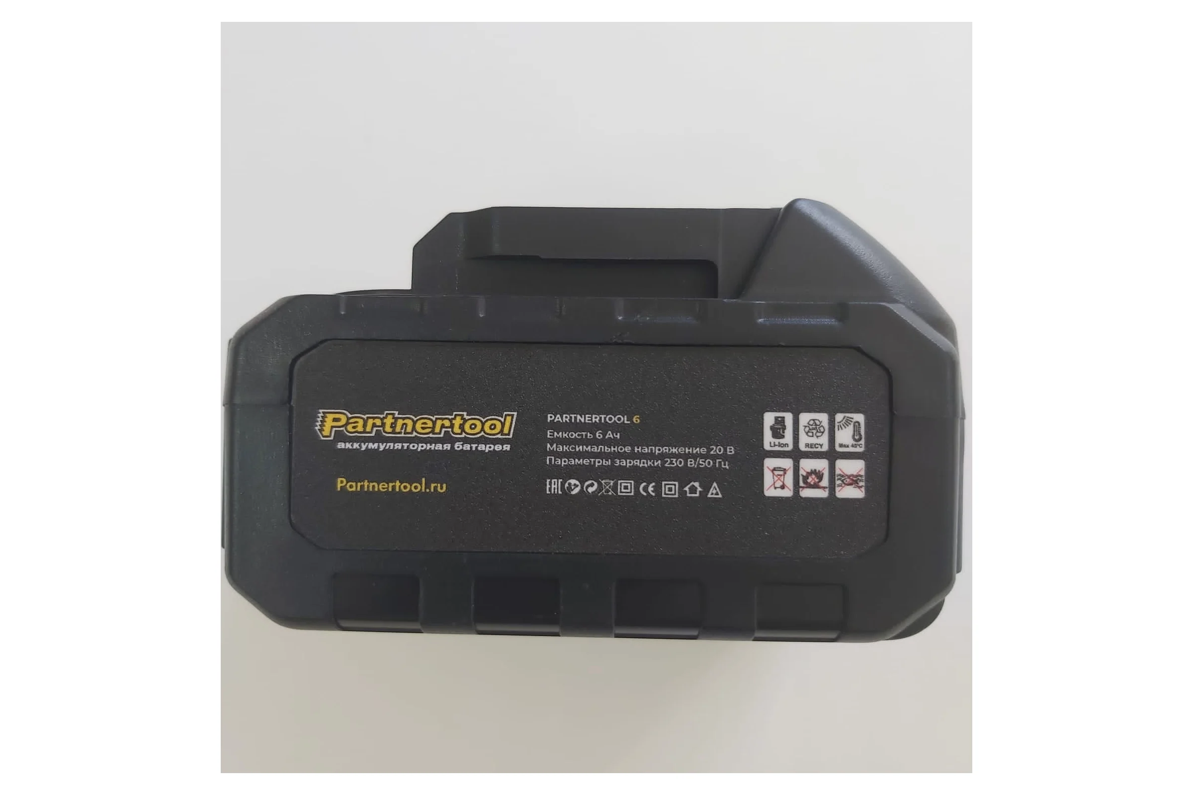 АКБ PARTNERTOOL Li-ion 20В 6 Partnertool 6