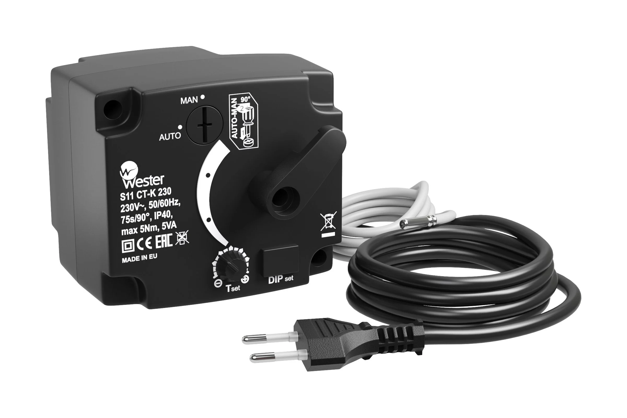 Контроллер S11 CT-K 230VAC 5Nm 230 VAC 50 / 60 Hz 75s/90 5 Nm Wester 0-04-0200