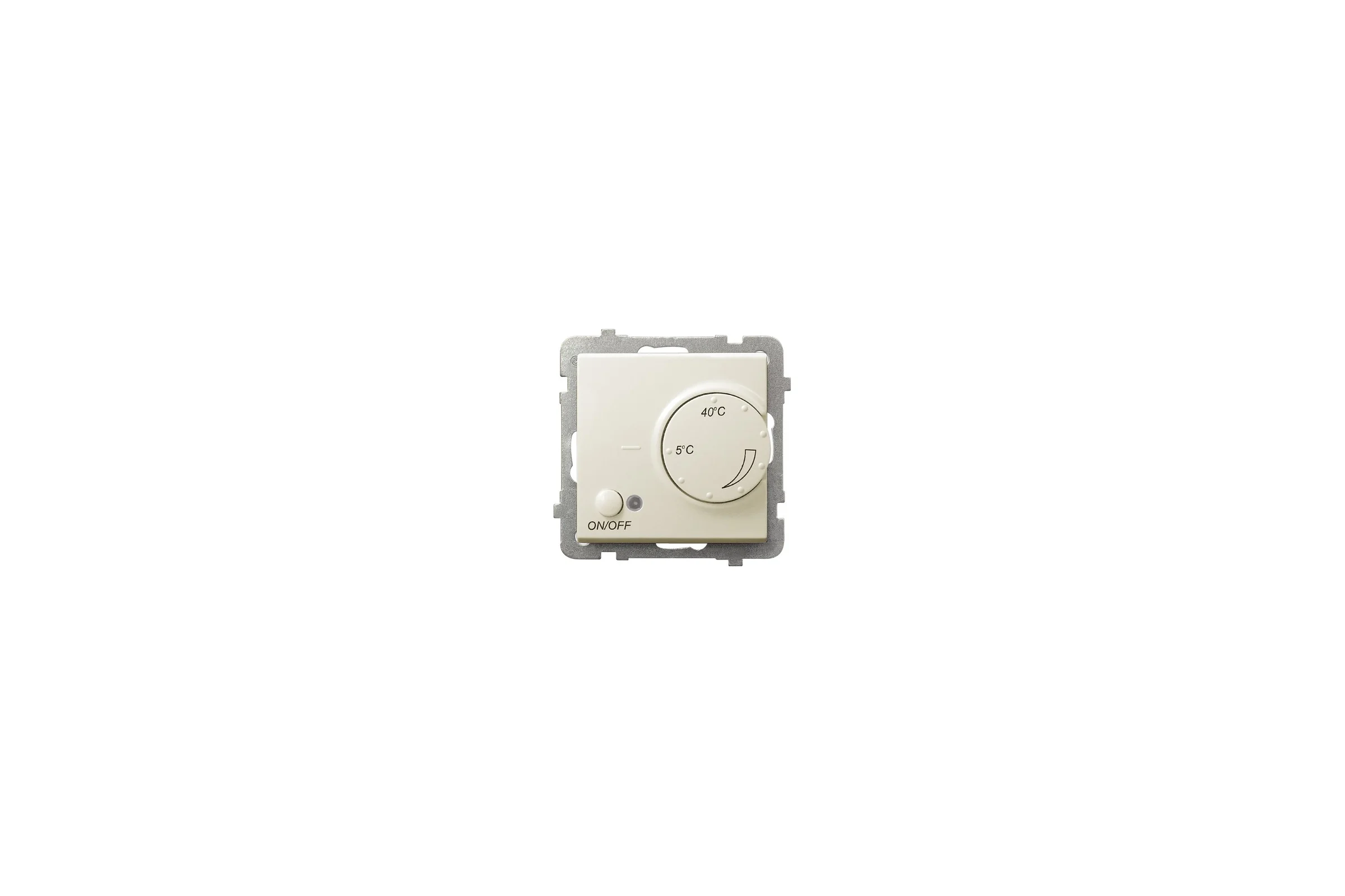 Регулятор бежевый с датчиком Sonata для теплого пола Ospel RTP-1R/m/27