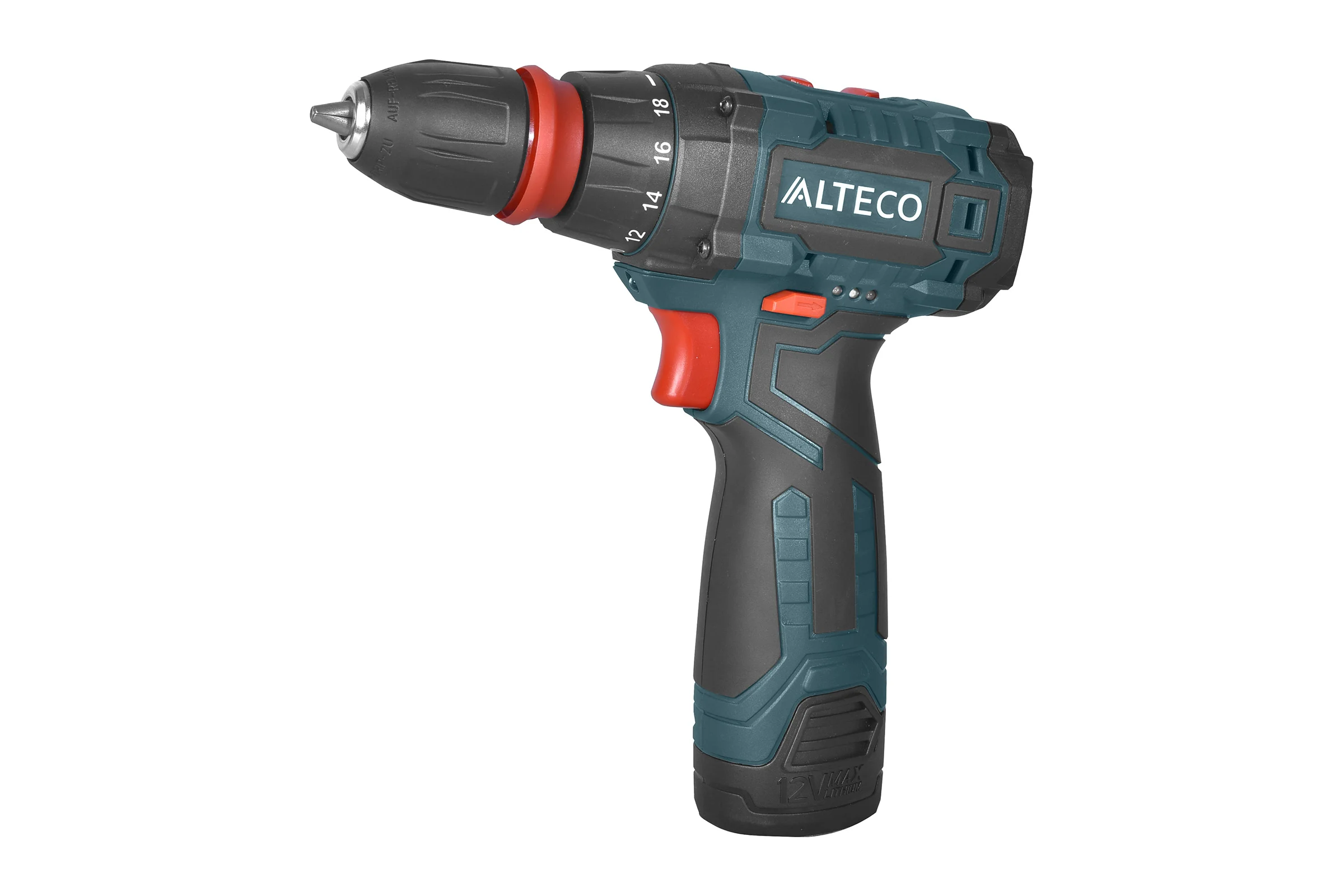 Аккумуляторная дрель шуруповёрт ALTECO со съемным патроном CD 1210F Li X2 68692