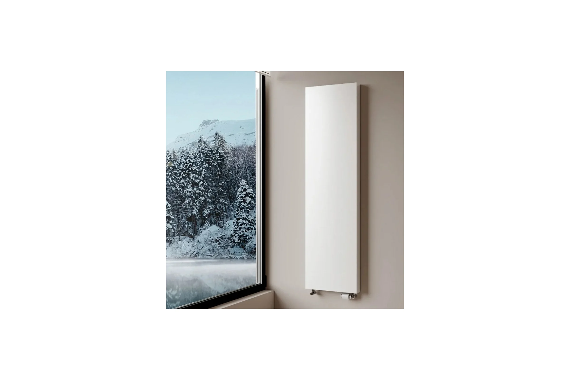 Дизайн-радиатор ROYAL THERMO Flat 500-1800 Bianсo Traffiсo НС-1435101