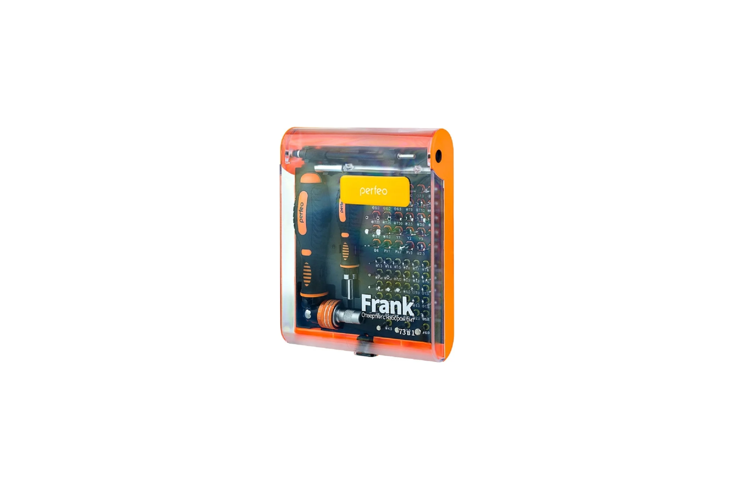 Набор отверток Perfeo Frank с битами насадками 73 в 1 30013238