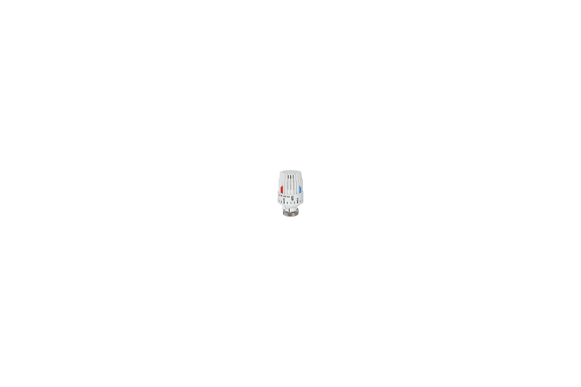 Головка термостатическая Hoobs газо-жидкостная, M30x1,5; (Италия), 6-28C, белая, 20 шт/уп HB-5100H-U