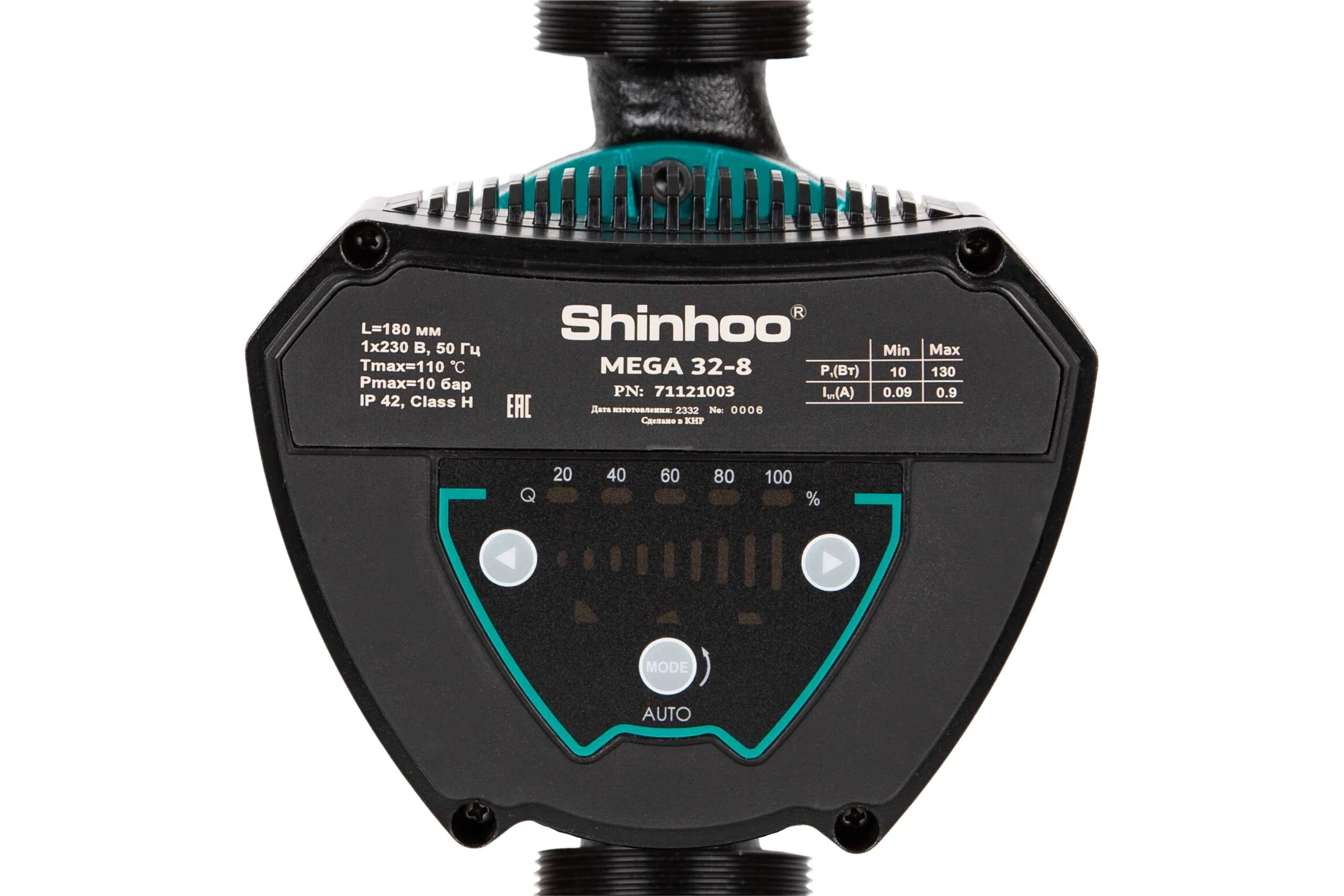 Насос циркуляционный MEGA 32-8 230V /96/ SHINHOO 71121003