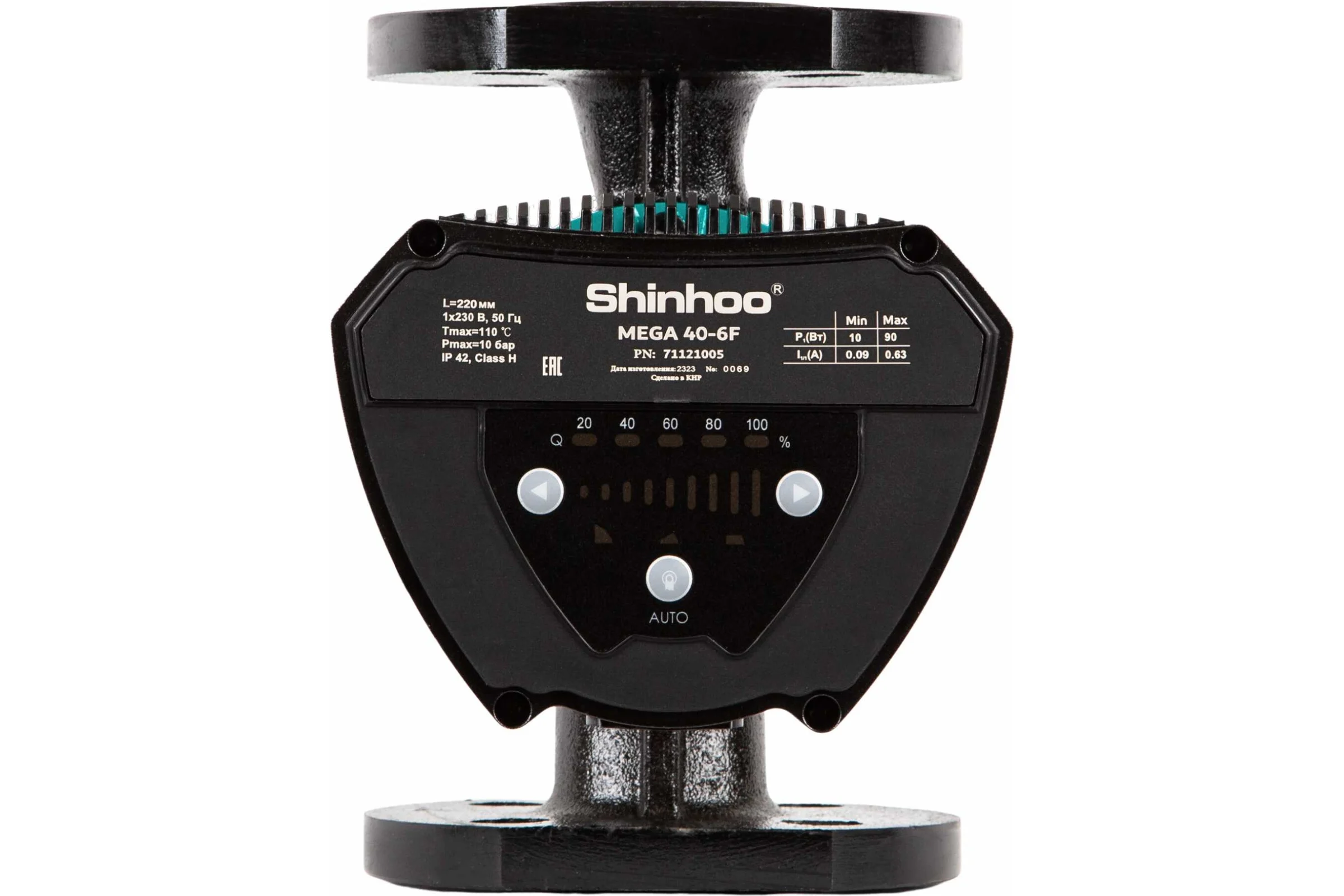 Насос циркуляционный MEGA 40-6F 230V SHINHOO 71121005