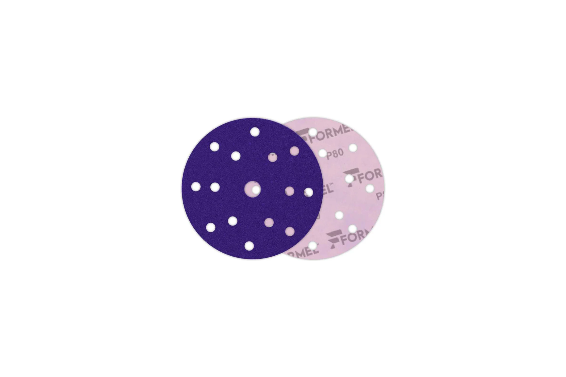 Диск CERAMIC PLUS 150 мм, 15 отверстий, Р 080, 50 шт Formel 93823150080