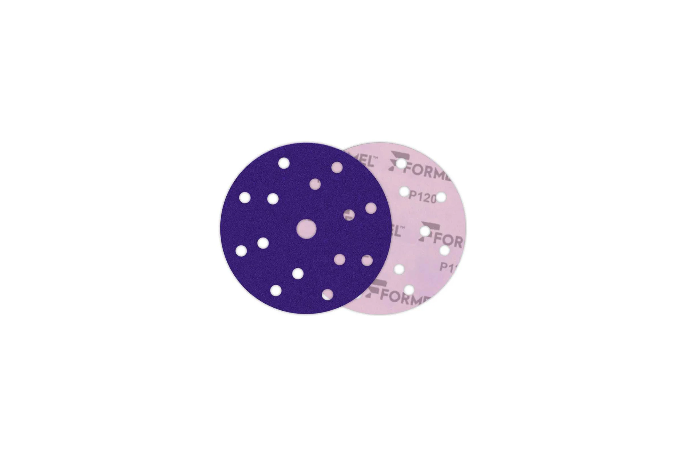 Диск CERAMIC PLUS 150 мм, 15 отверстий, Р 120, 50 шт Formel 93823150120