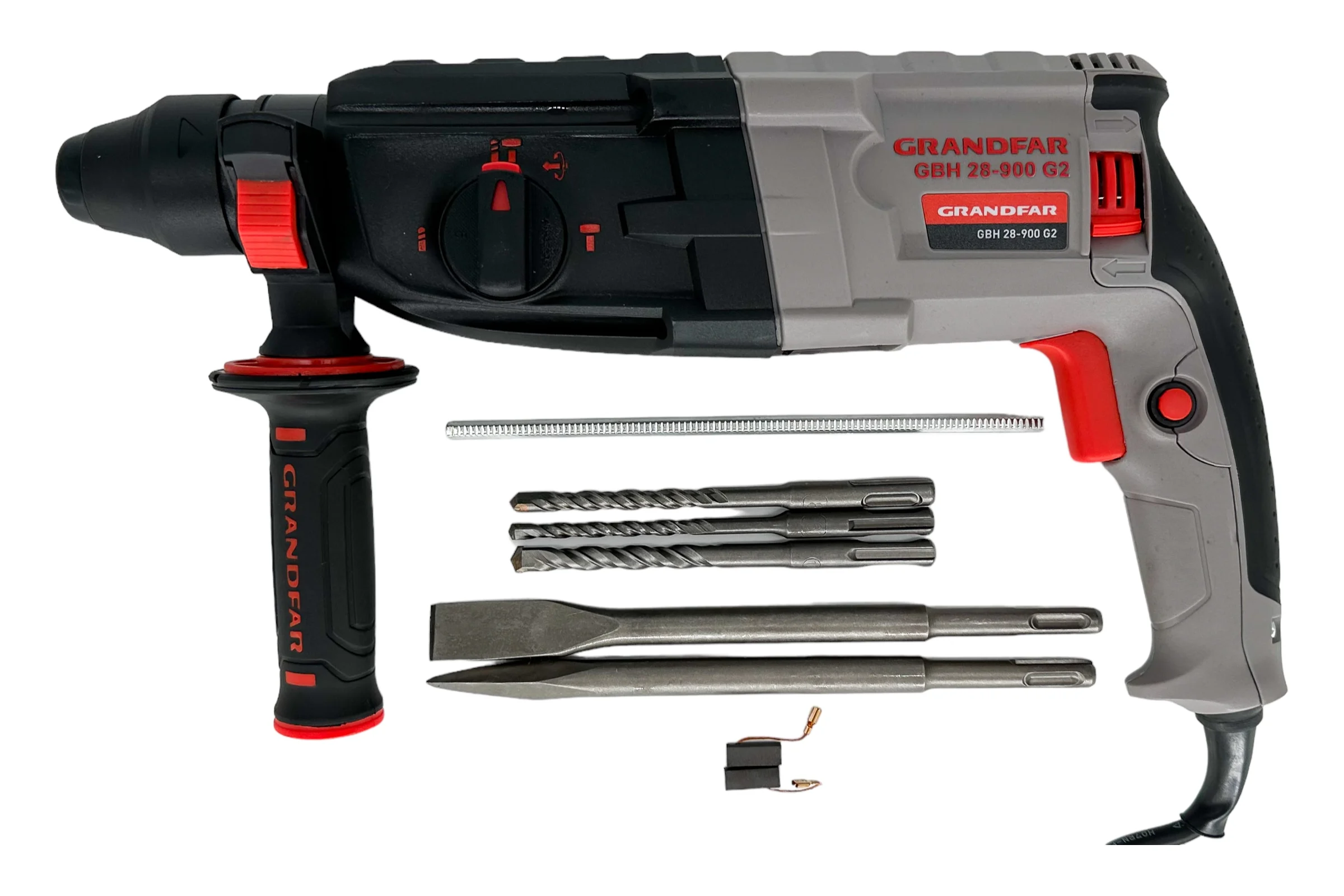 Перфоратор GRANDFAR (3.2 Дж,850Вт) GBH28-900G2