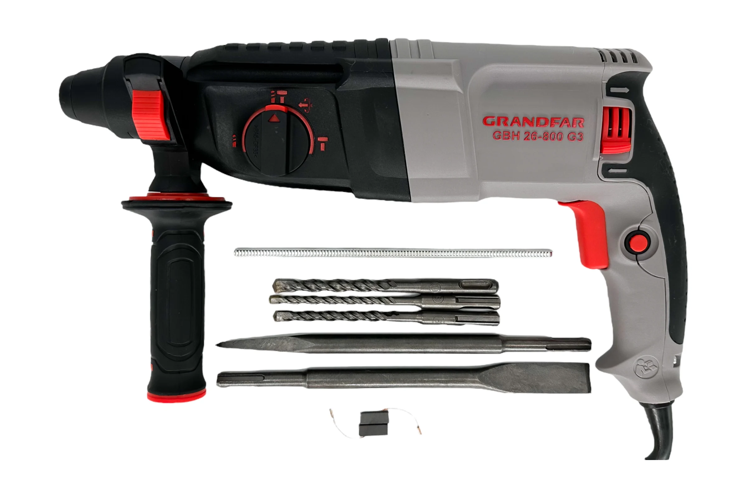 Перфоратор GRANDFAR (3 Дж,800Вт) GBH26-800G3