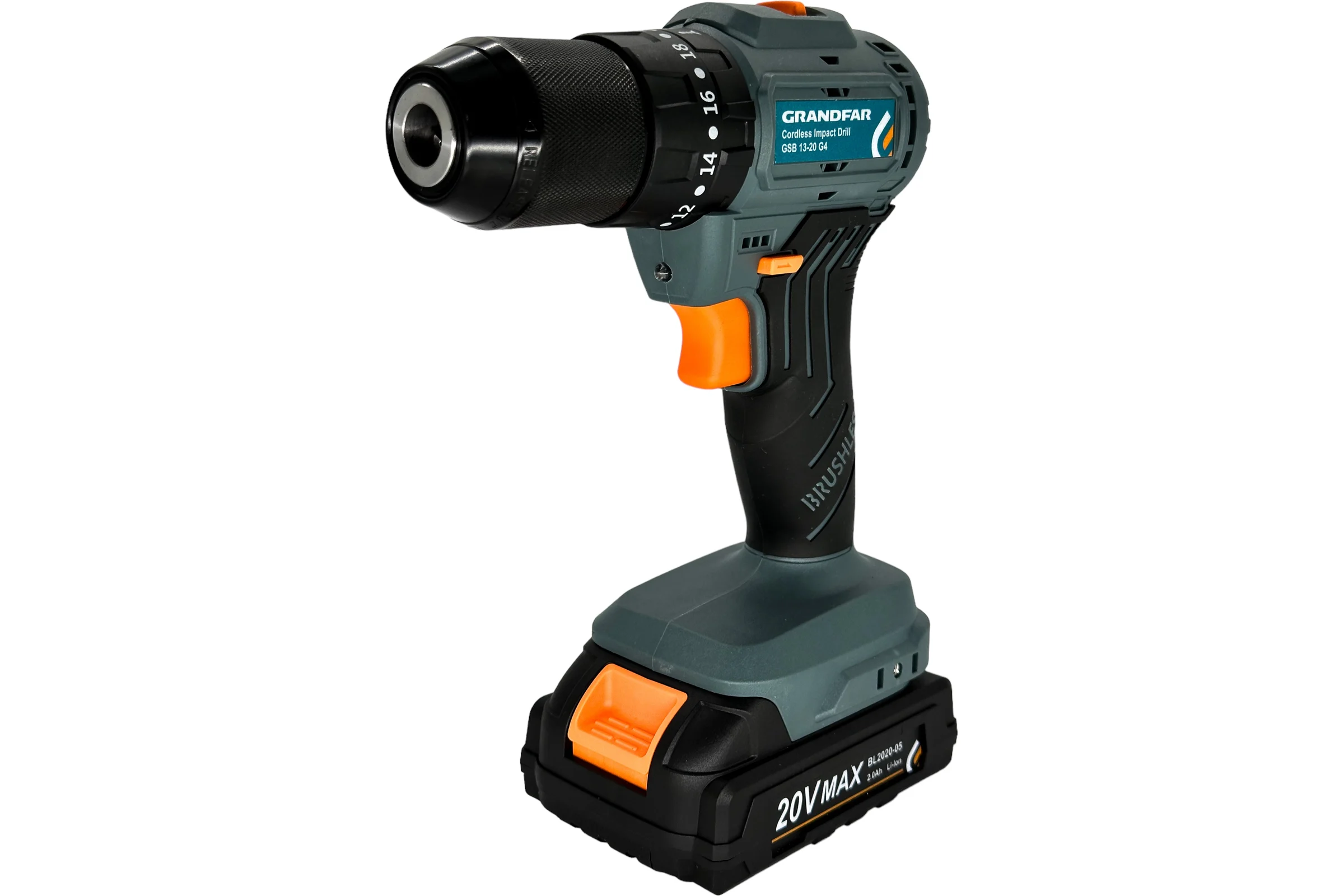 Аккумуляторный ударный шуруповерт GRANDFAR GSB 13-20G4