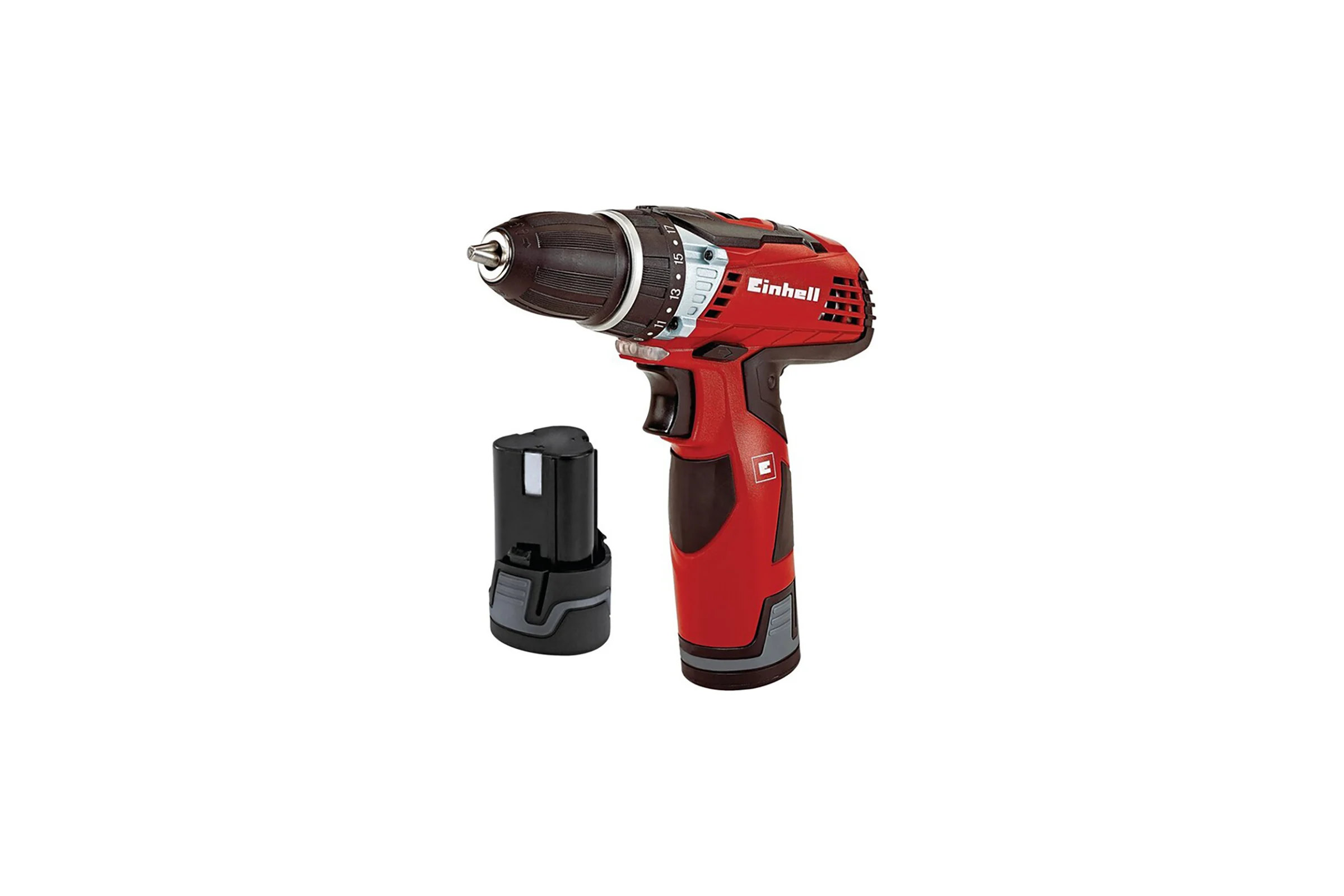 Аккумуляторная дрель Einhell TE-CD 12 Li, 12 В, 2ск, 30Нм, 2x2.0 Ач, вставной акк, кейс E-box 4513619