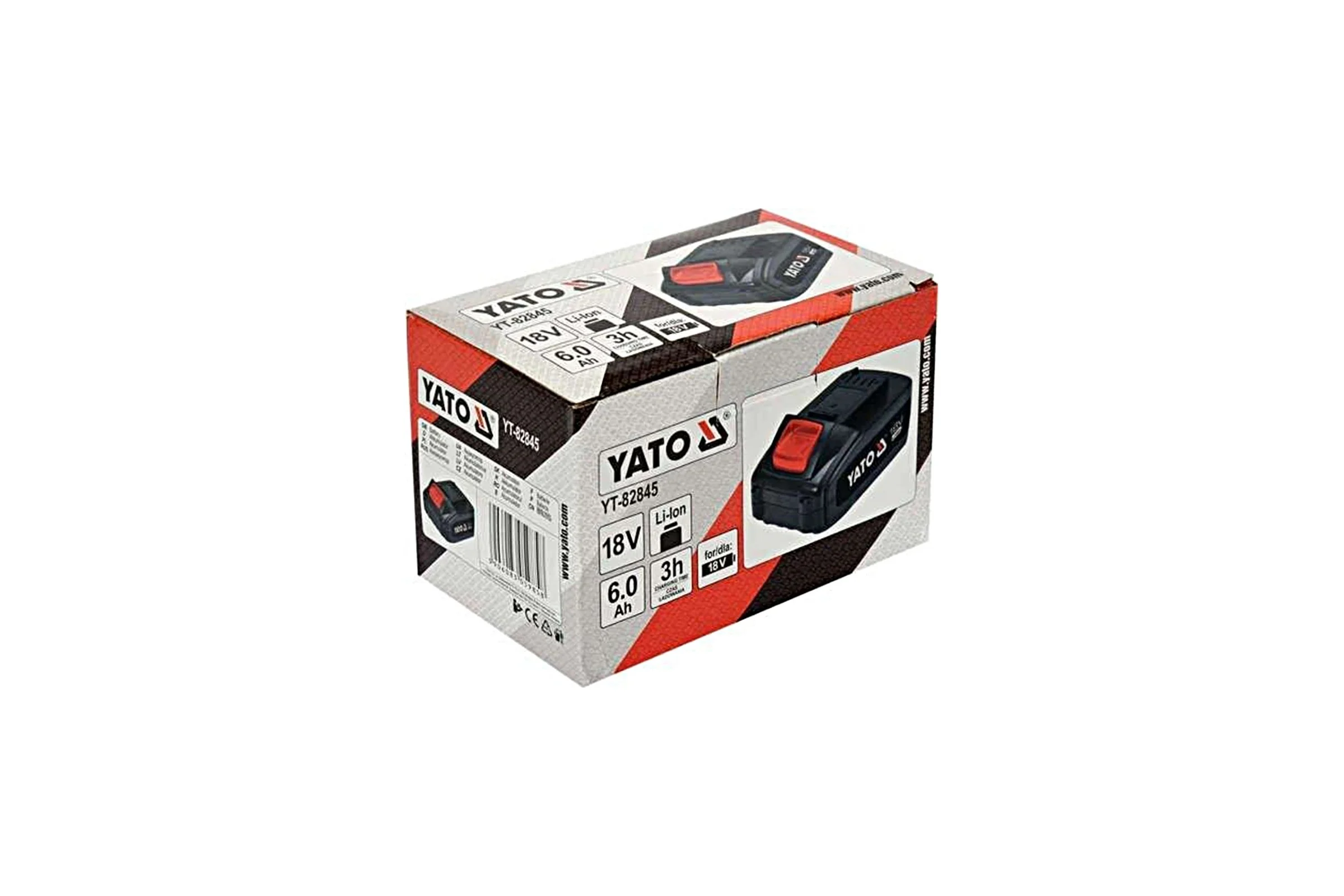 Аккумулятор YATO Li-Ion 18 V 6.0 Ah YT-828464