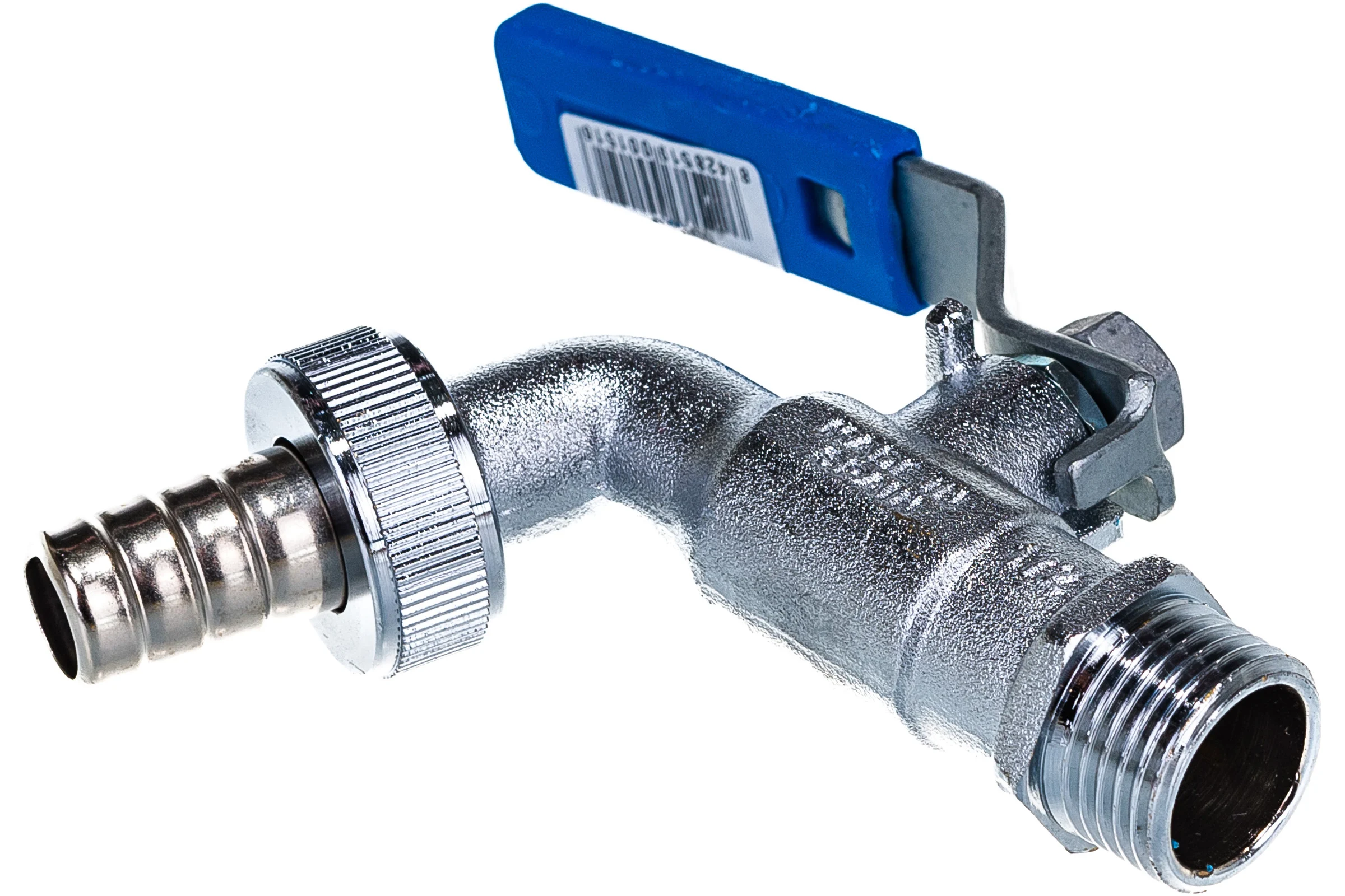 Садовый шаровый кран Arco рычаг 1/2"х3/4" - латунь хромированная 00063250