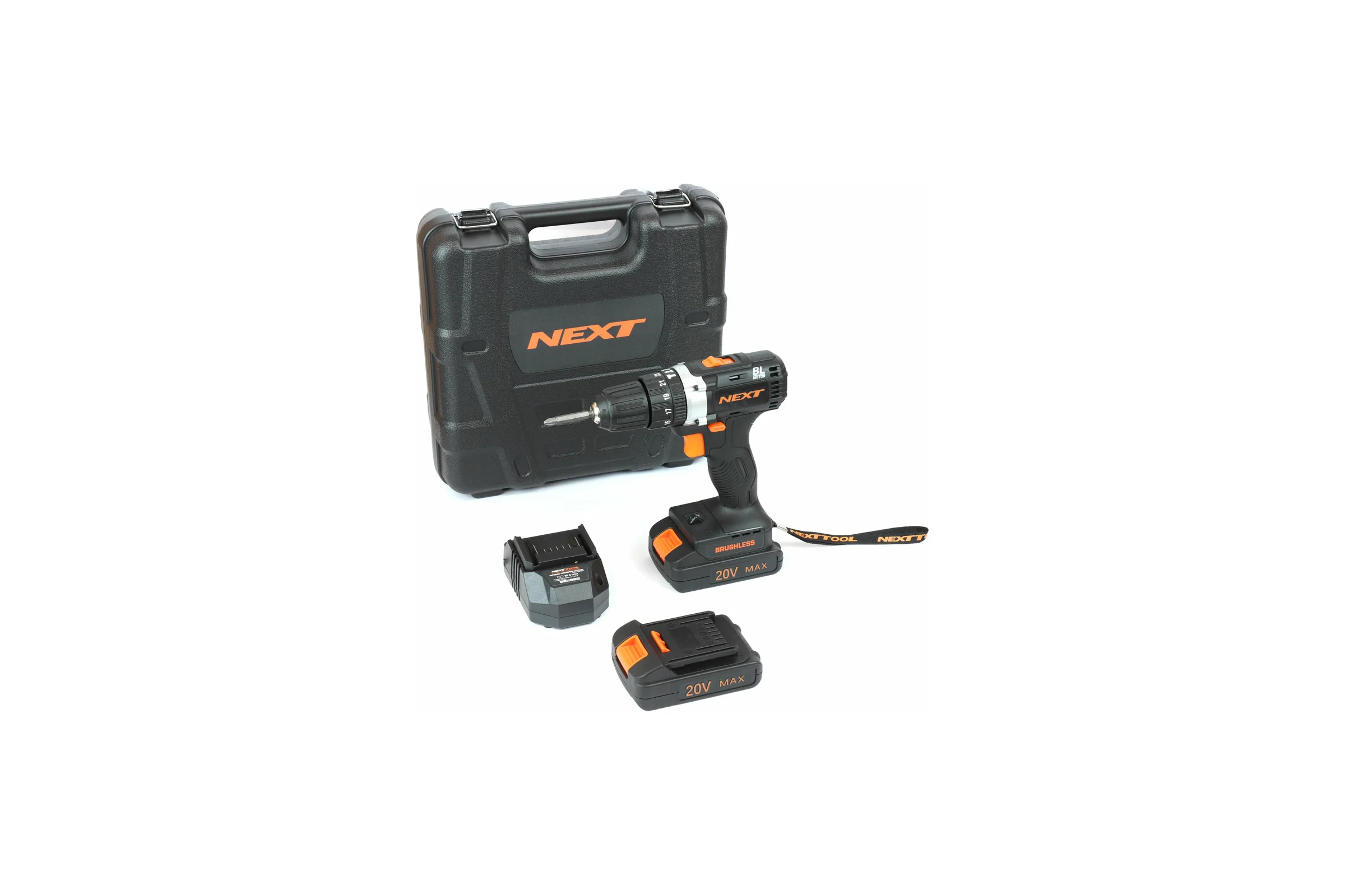 Аккумуляторная дрель-шуруповерт NEXTTOOL ACD-20BLS MAX 20В 500011