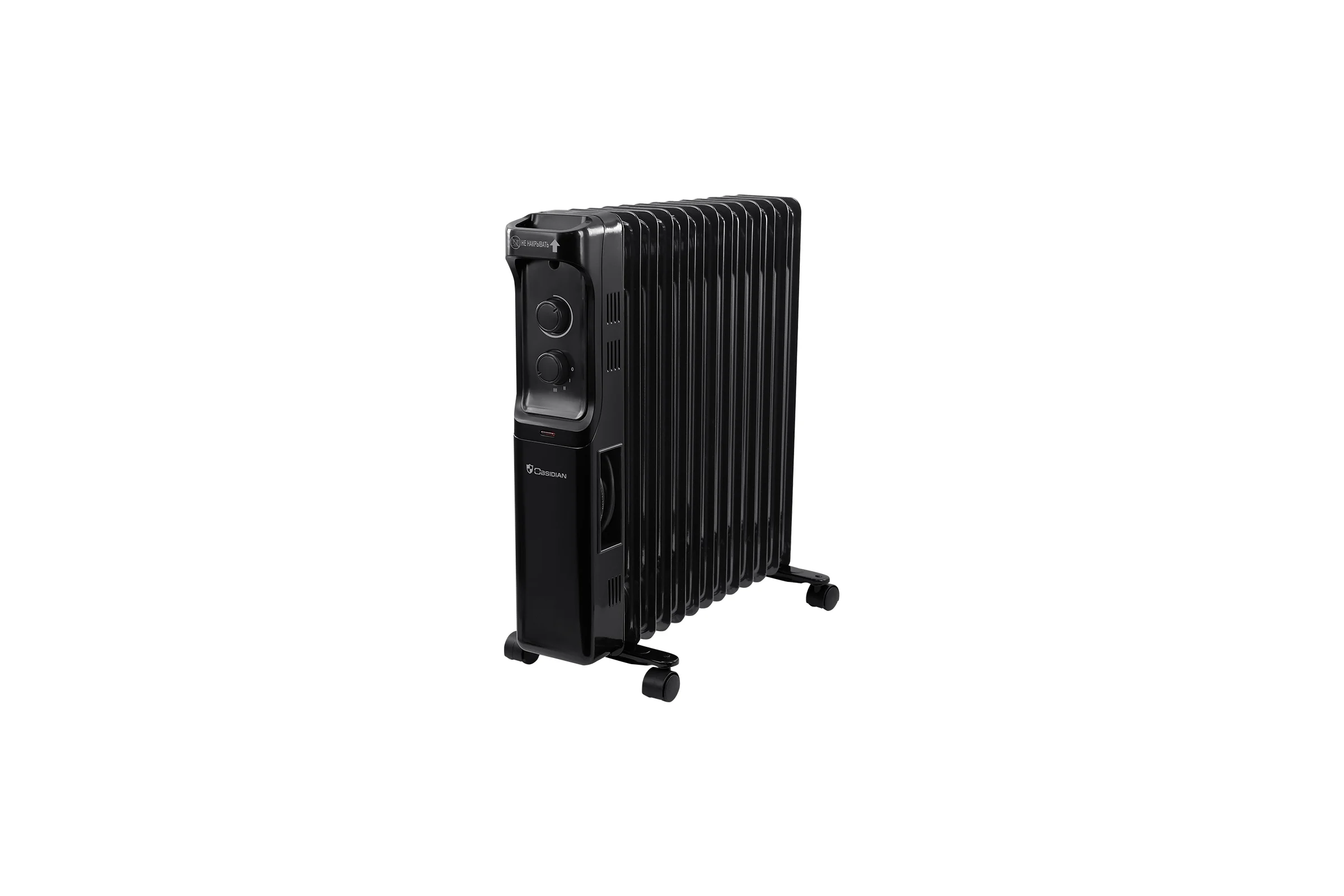 Масляный обогреватель OBSIDIAN BS-OH2001D черный 43802