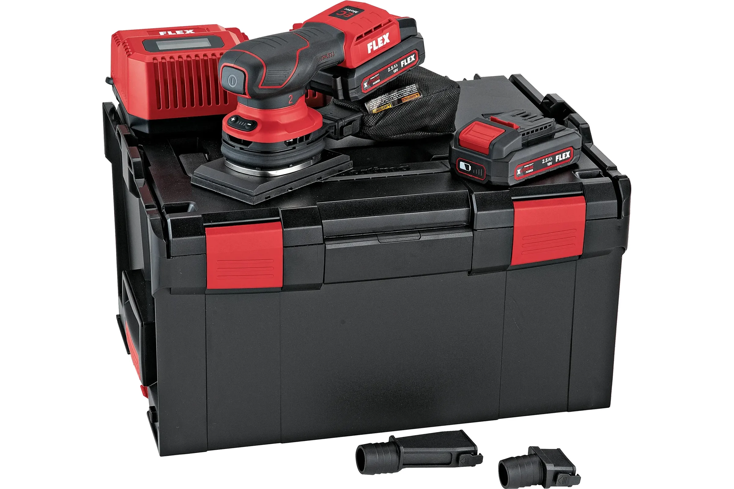 Аккумуляторная виброшлифмашина FLEX OSE 2-80 18-EC/2.5 Set 532086
