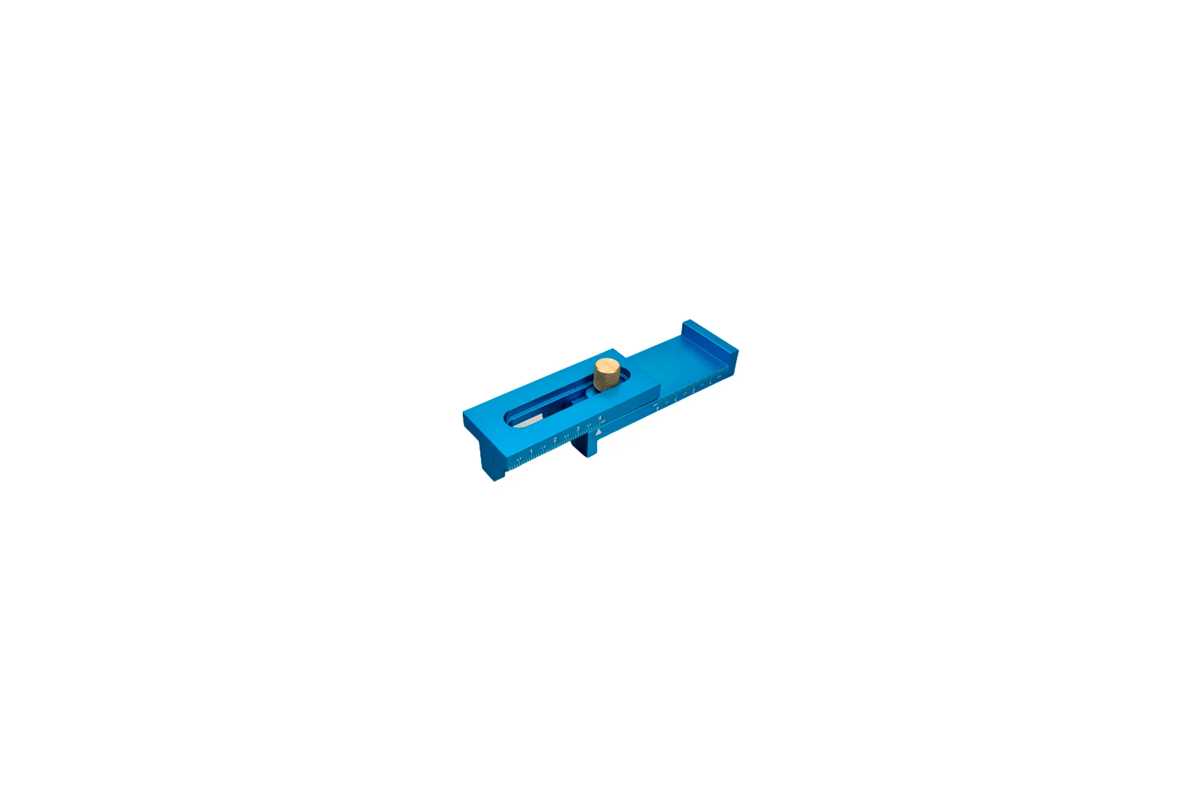 Раздвижная линейка с фиксатором и упором Uniq tool 80x30 мм UTM-0098C-1