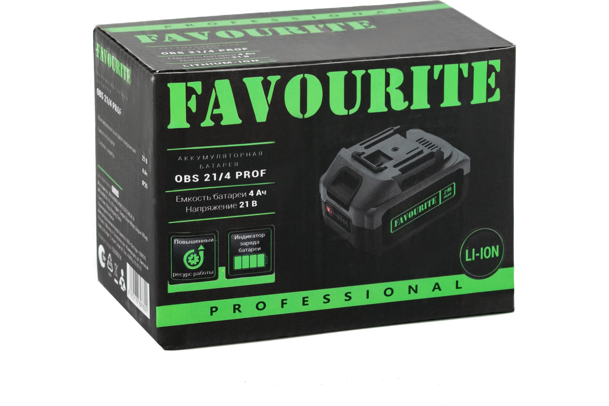 Аккумуляторная батарея FAVOURITE OBS 21/4 PROF Li-ion 552020214
