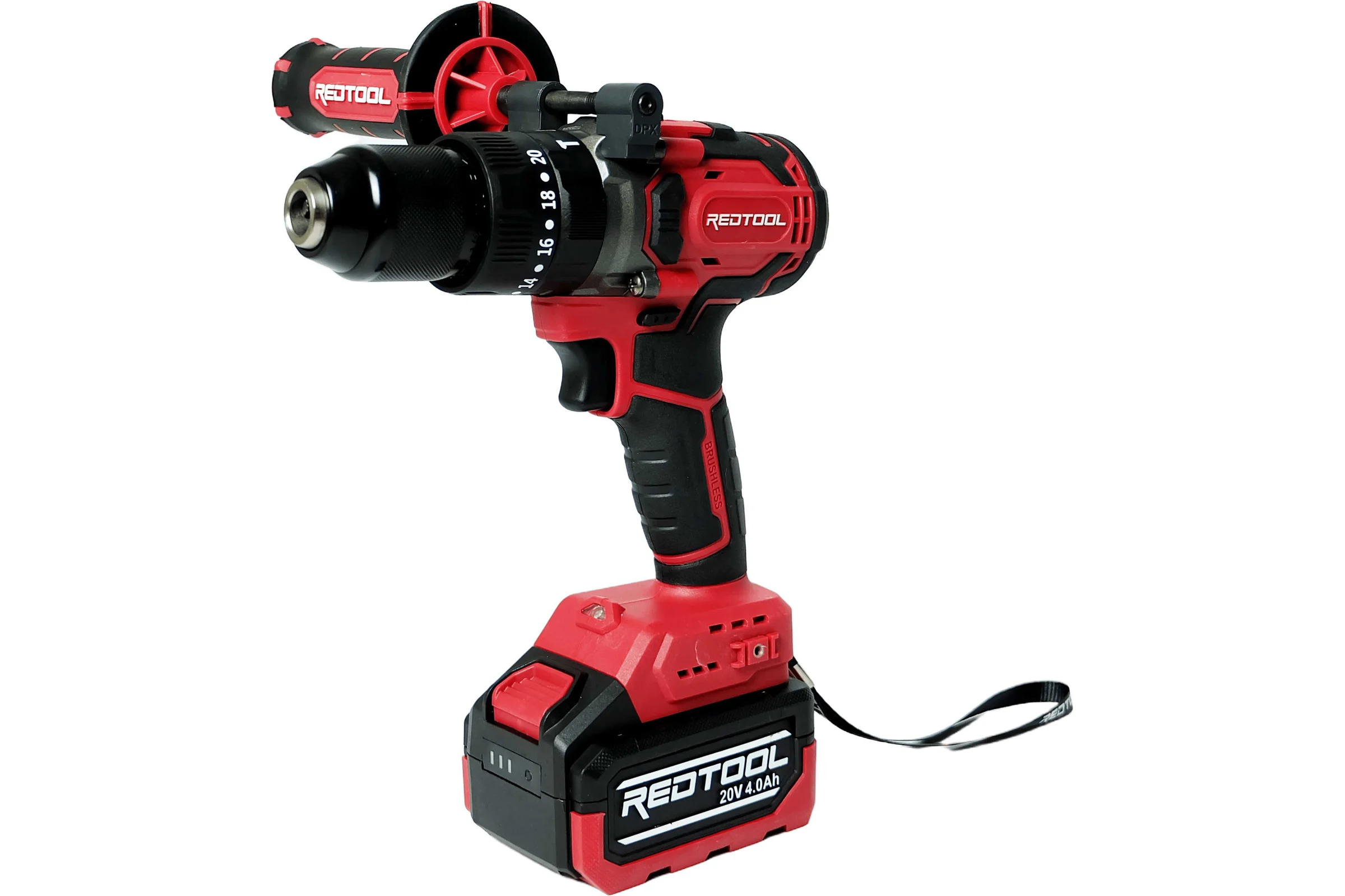 Ударная дрель с литий-ионным аккумулятором REDTOOL CS-1150SET 20В, 4000мАч, 90Нм, 2 скорости RT 1150