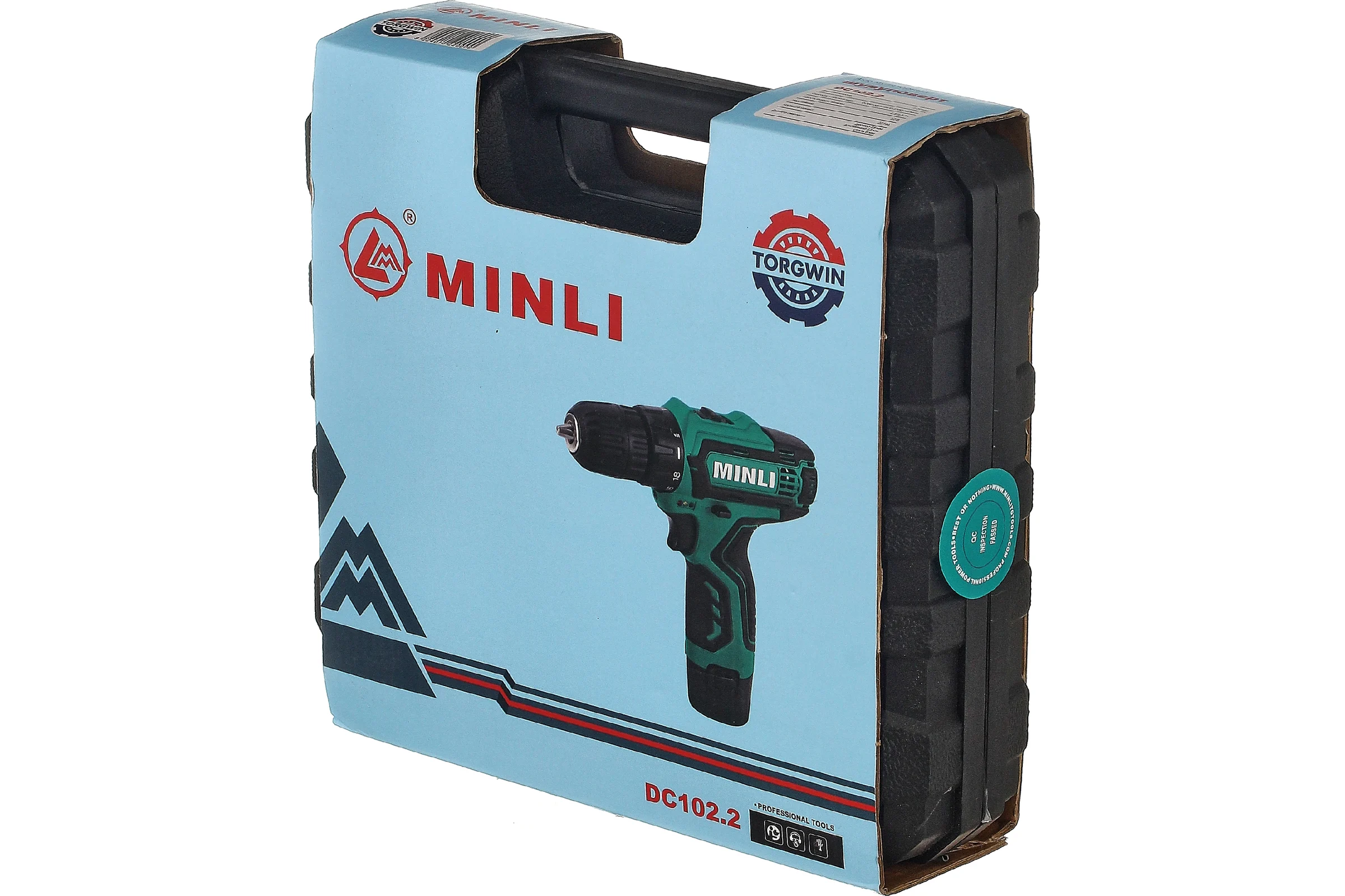 Аккумуляторная дрель-шуруповерт MINLI 10mm 22N.m Li-ion 12Vx2 DC102.2