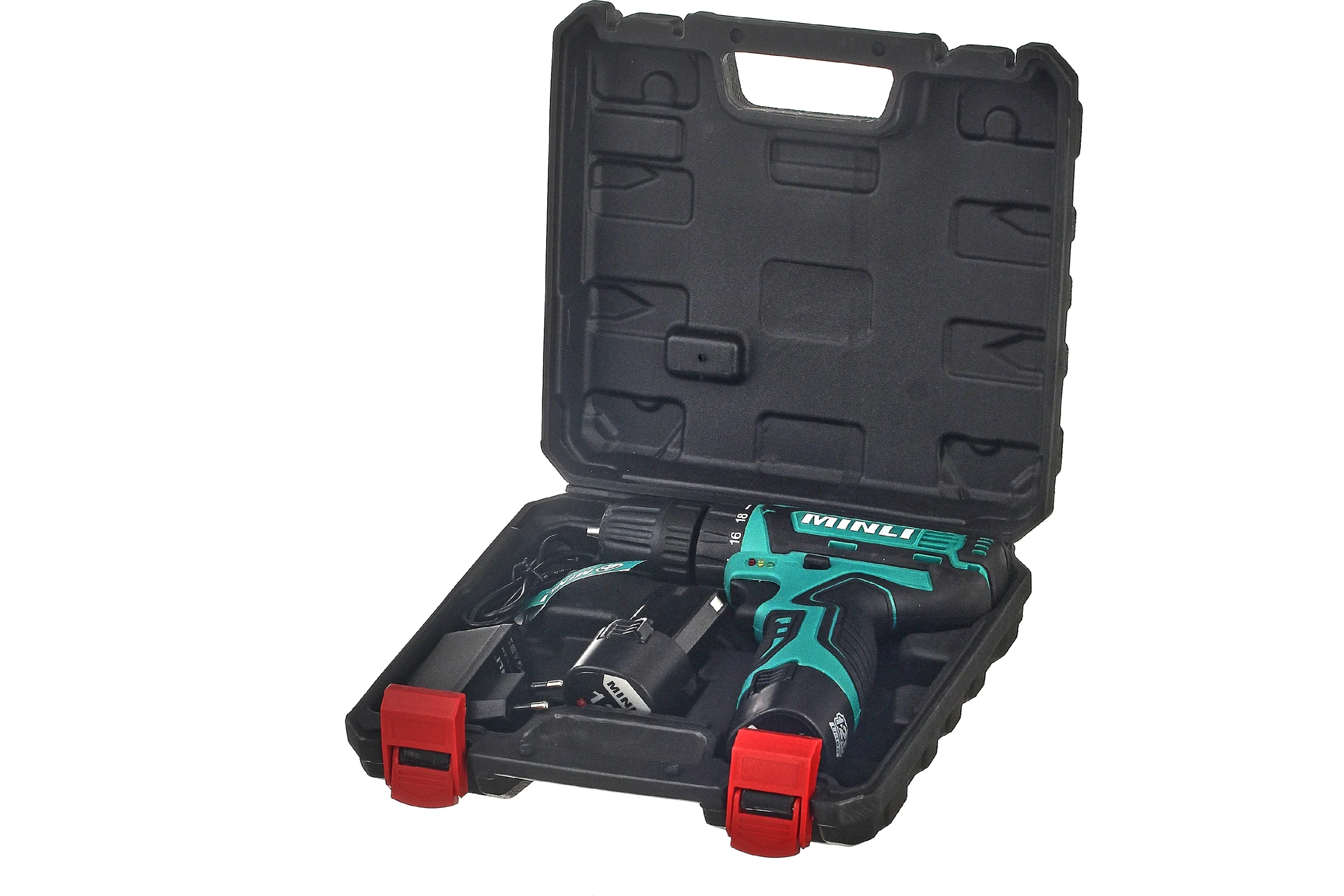 Аккумуляторная дрель-шуруповерт MINLI 10mm 22N.m Li-ion 12Vx2 DC102.2
