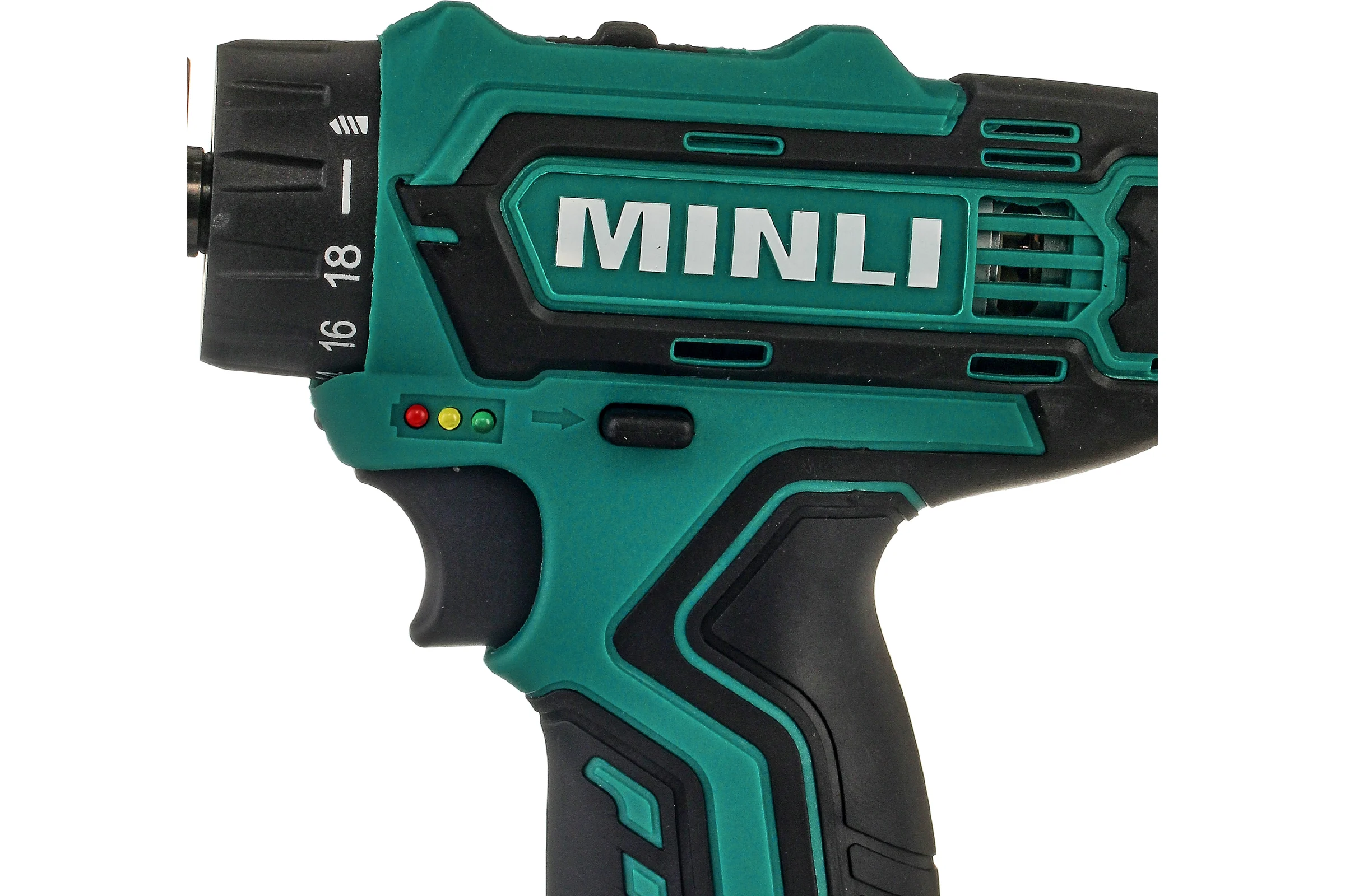 Аккумуляторная дрель-шуруповерт MINLI 10mm 22N.m Li-ion 12Vx2 DC102.2