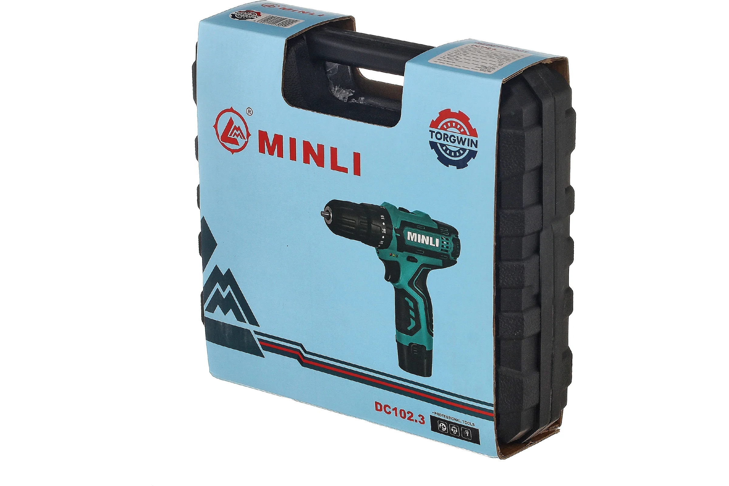 Аккумуляторная дрель-шуруповерт MINLI 10mm 22N.m Li-ion 12Vx2 DC102.3