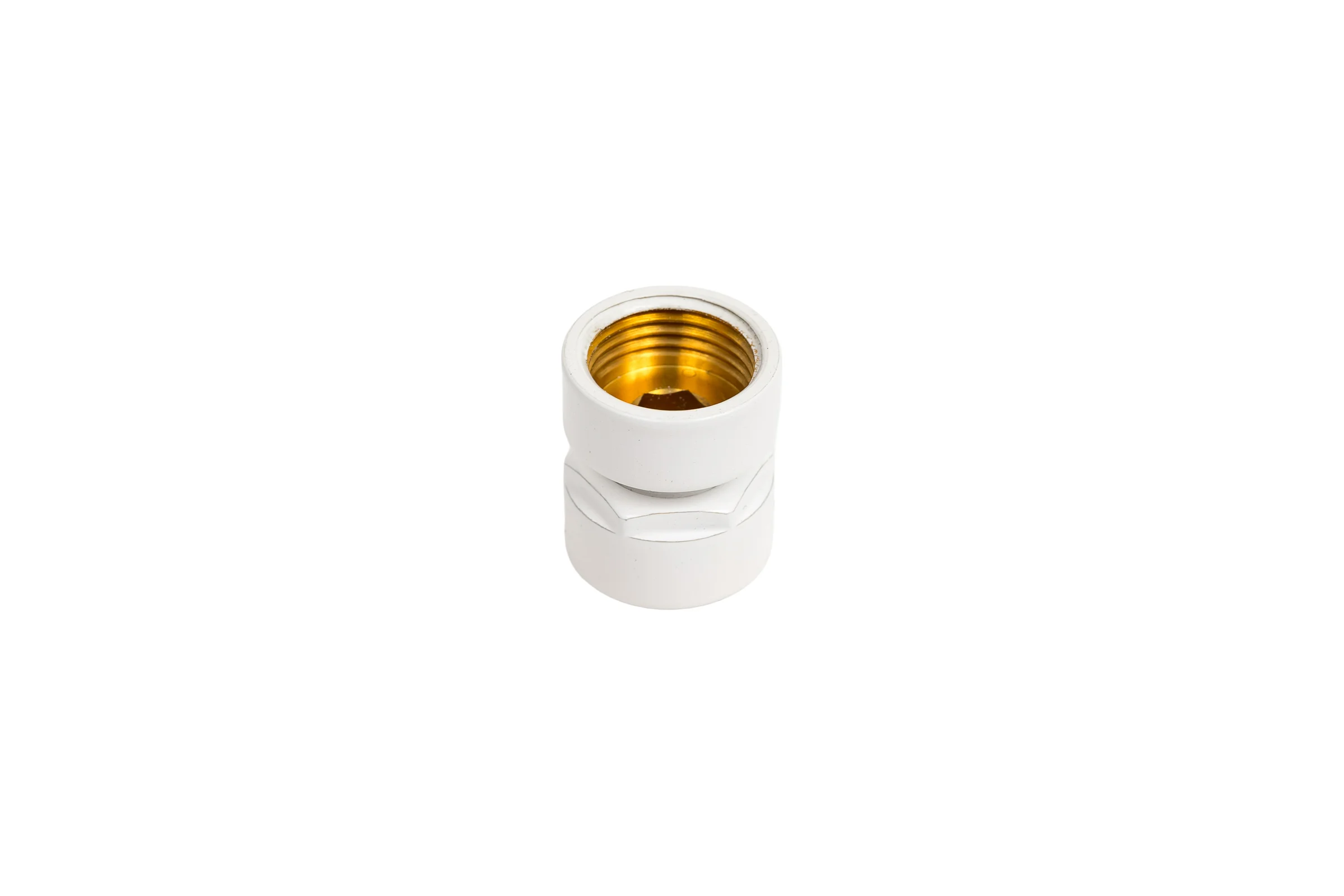 Резьбовое соединение SCHLOSSER для стальных труб GW M22x1.5xGW 1/2, белый 602700002.06