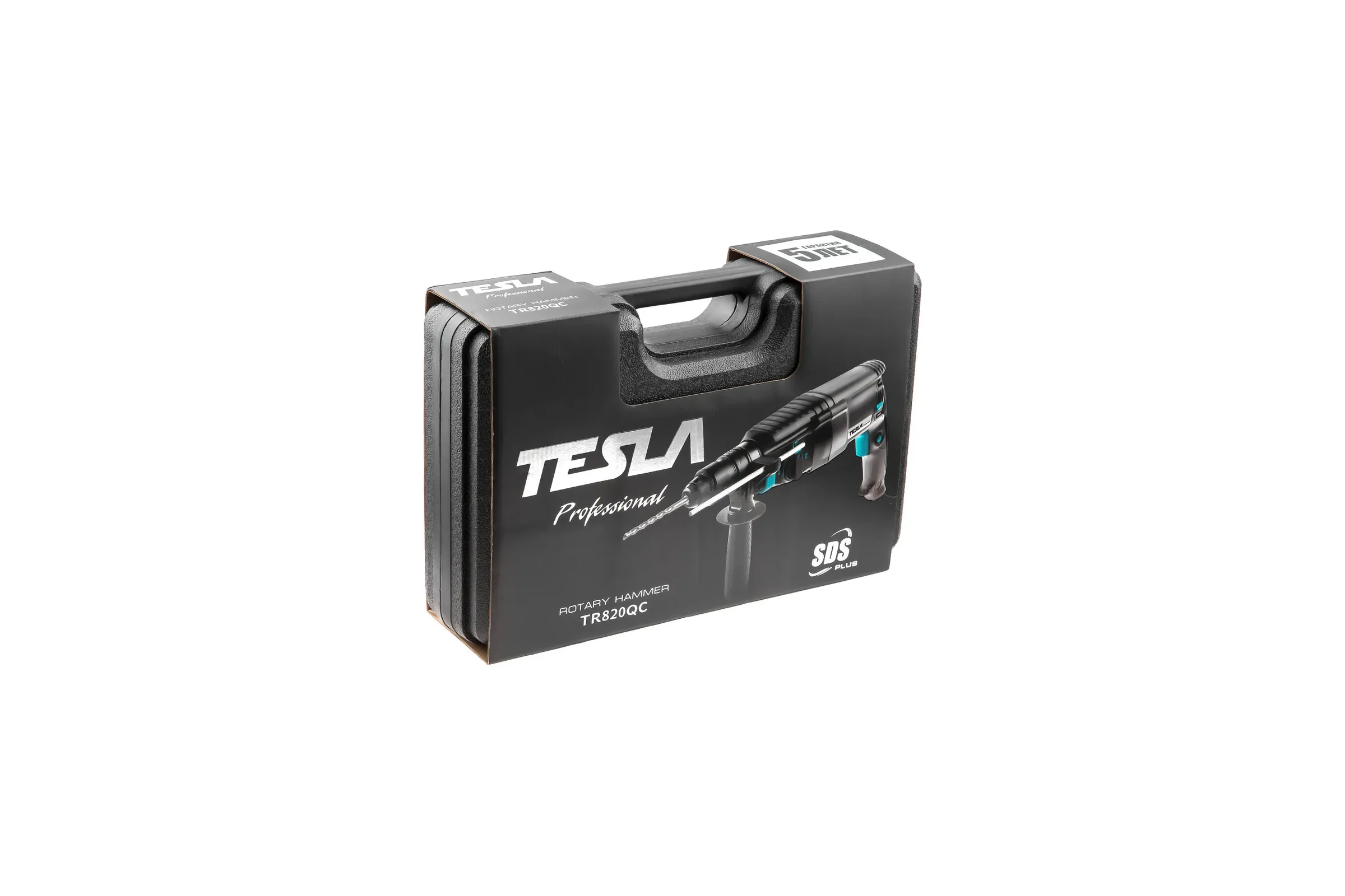 Перфоратор Tesla TR820QC 820Вт SDS+ 26мм 0-1150об/мин 3.2Дж 3 режима кейс 621373